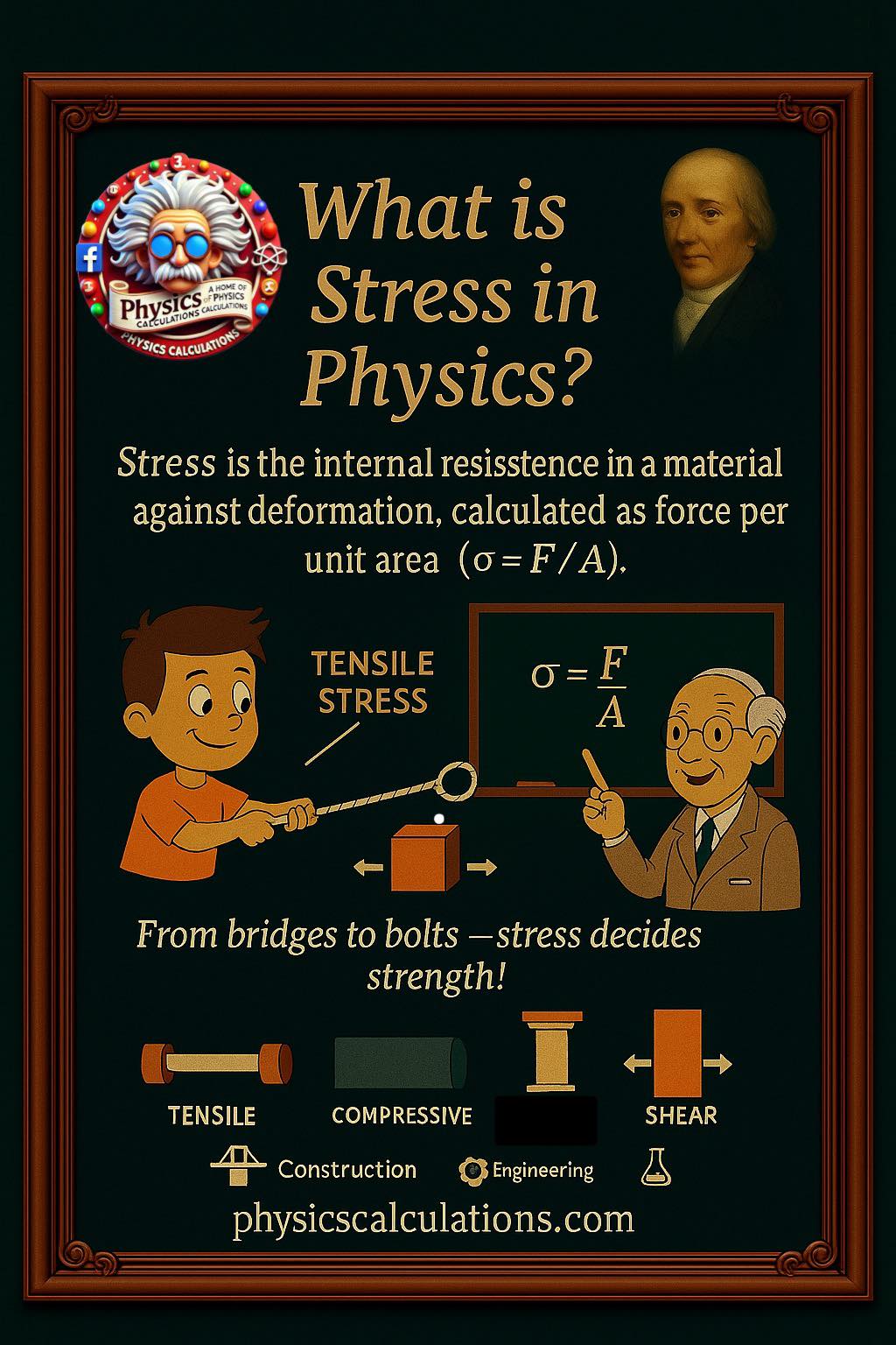 What is Stress in Physics?... - Physicscalculations | Facebook