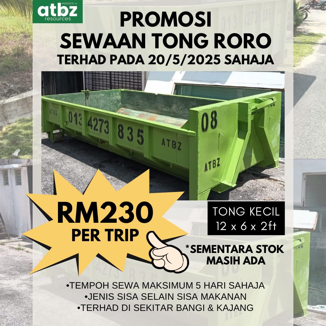 Tong Sampah RORO Bangi Kajang | Kajang