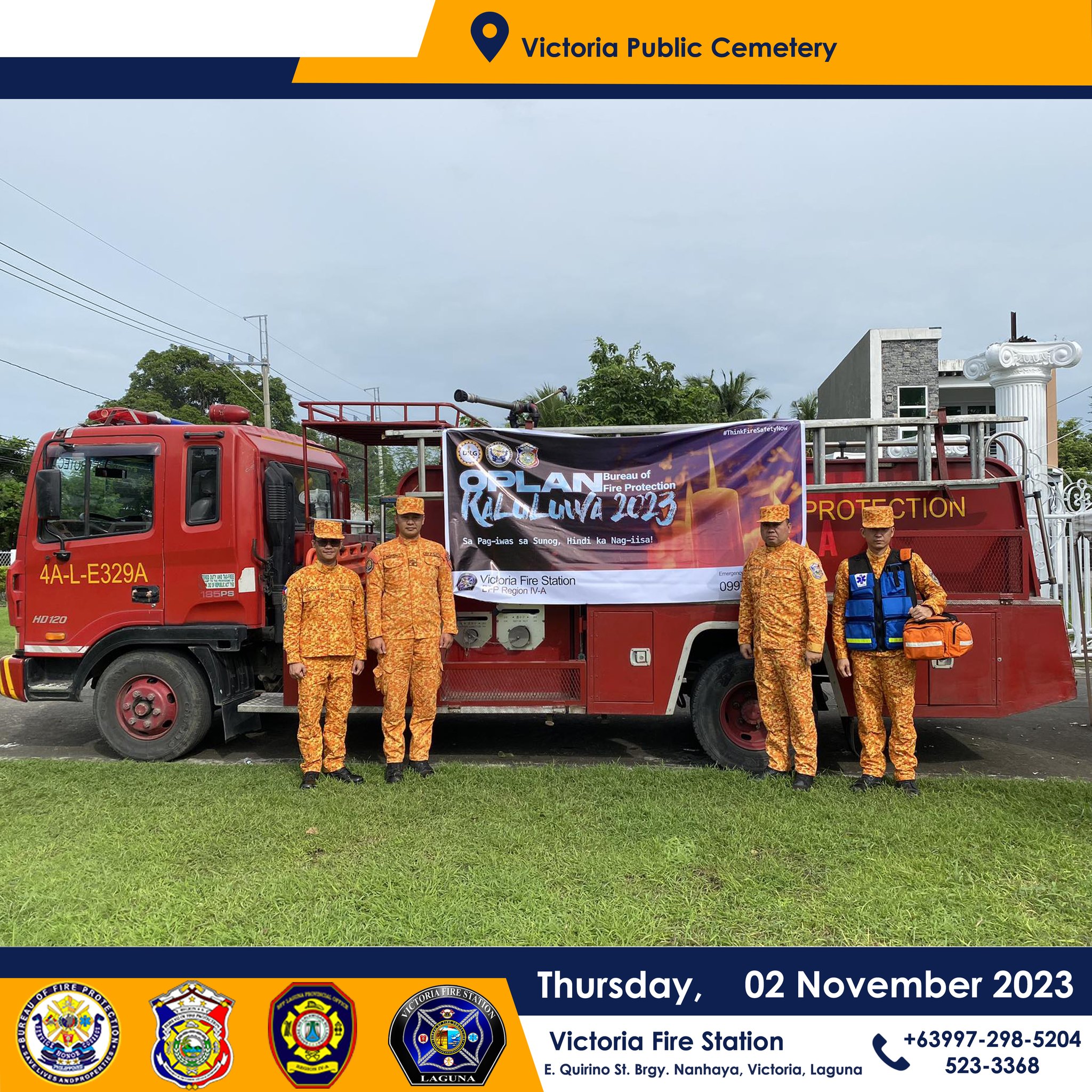 IN PHOTOS: 02 November... - BFP R4A Victoria Fire Station | Facebook