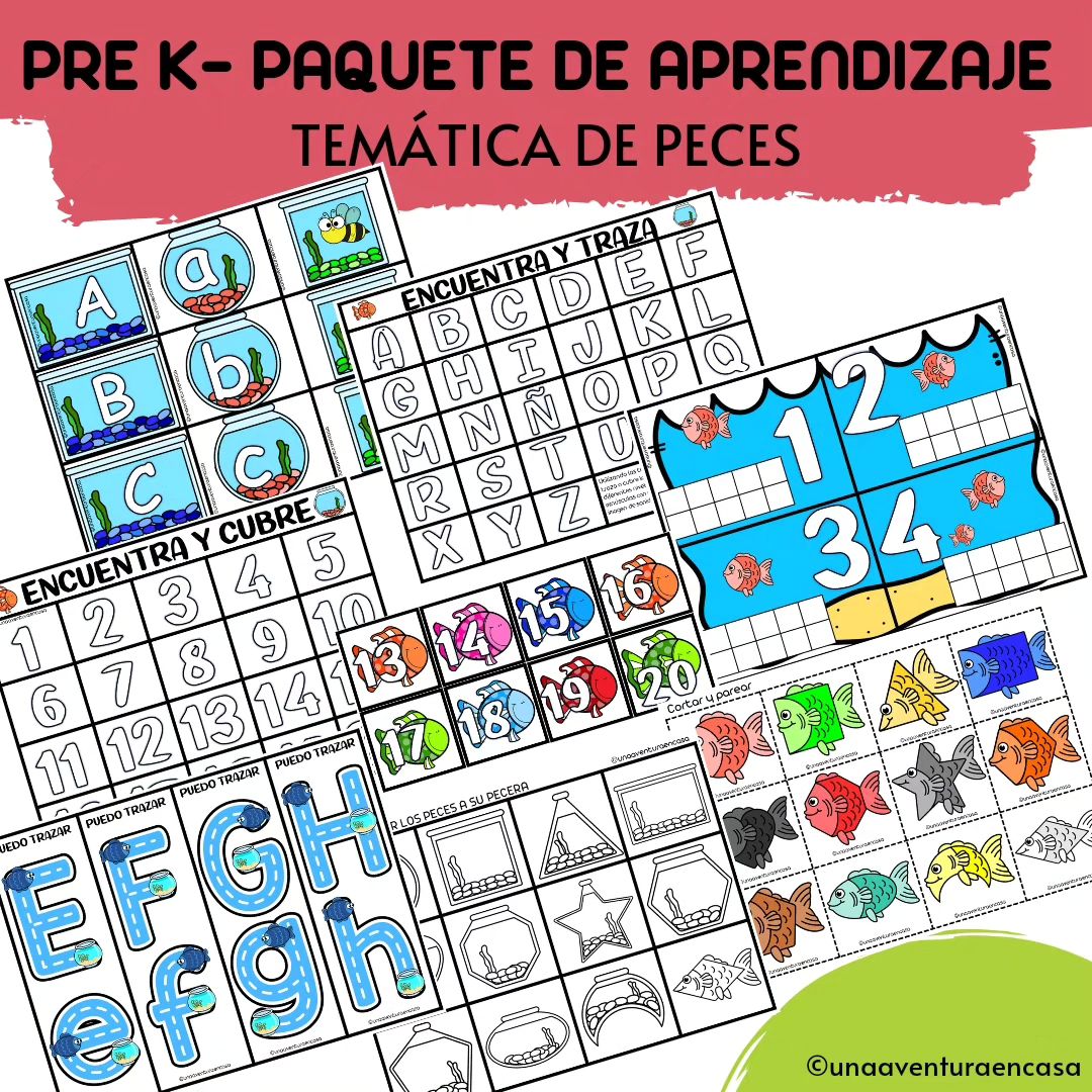 🚨NUEVO RECURSO PARA PREESCOLAR🚨... - Una Aventura en Casa