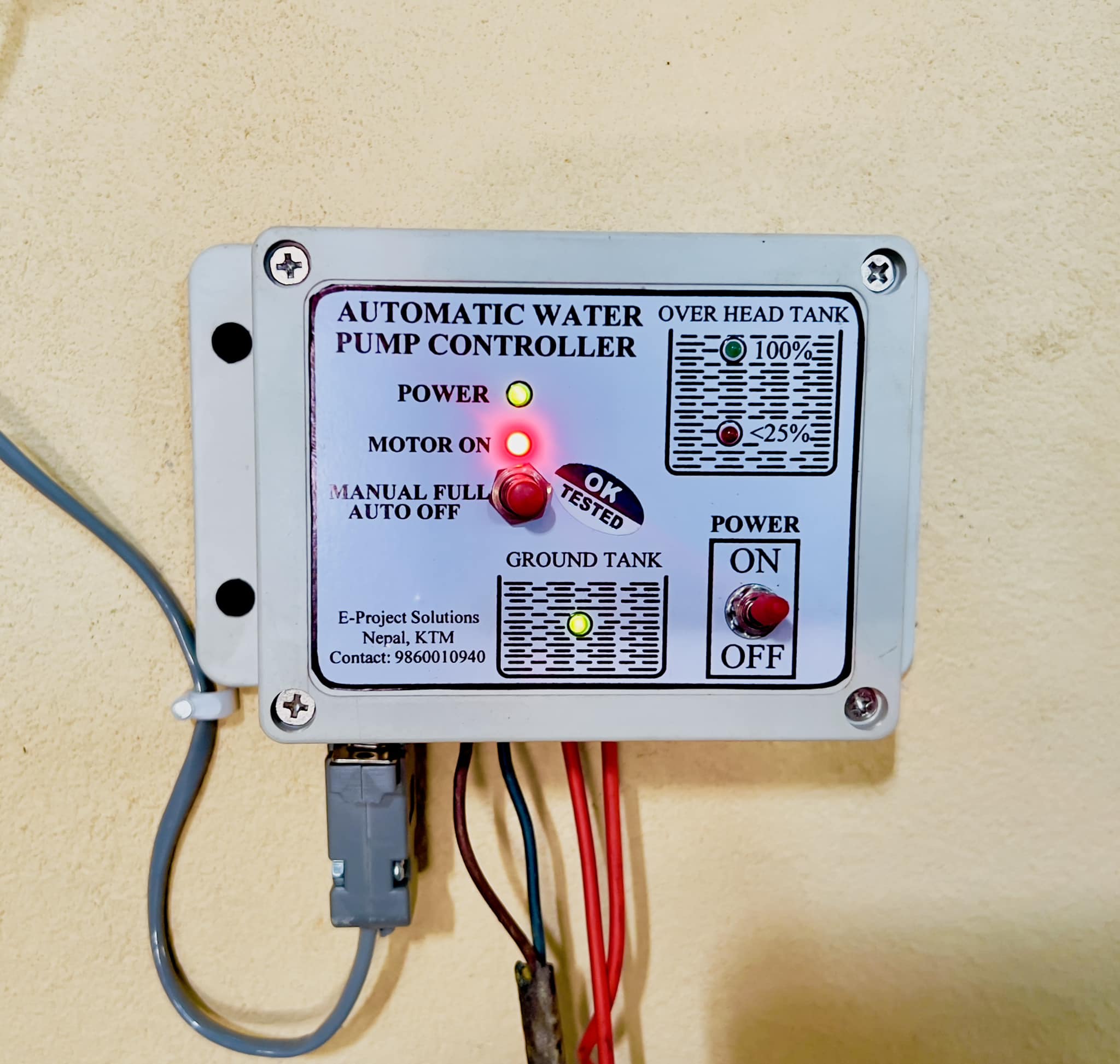 Automatic Water Pump Controller | Kathmandu