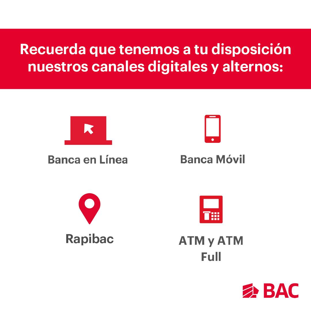 BAC Credomatic - Conoce nuestro horario especial para... | Facebook