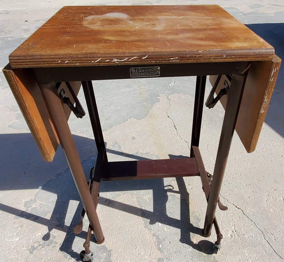 Vintage Typewriter Table Acquisition and Uses