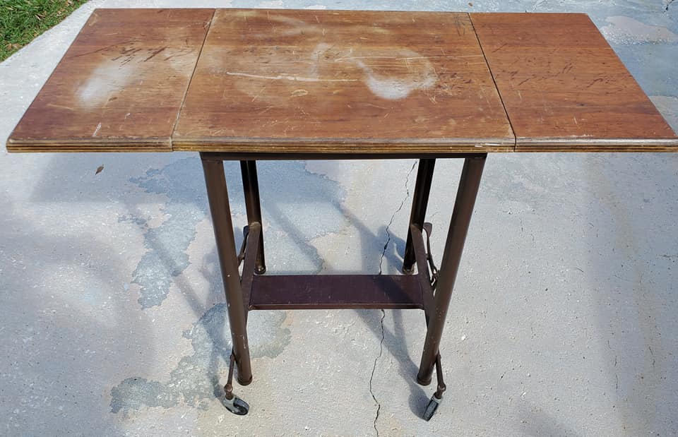 Vintage Typewriter Table Acquisition and Uses