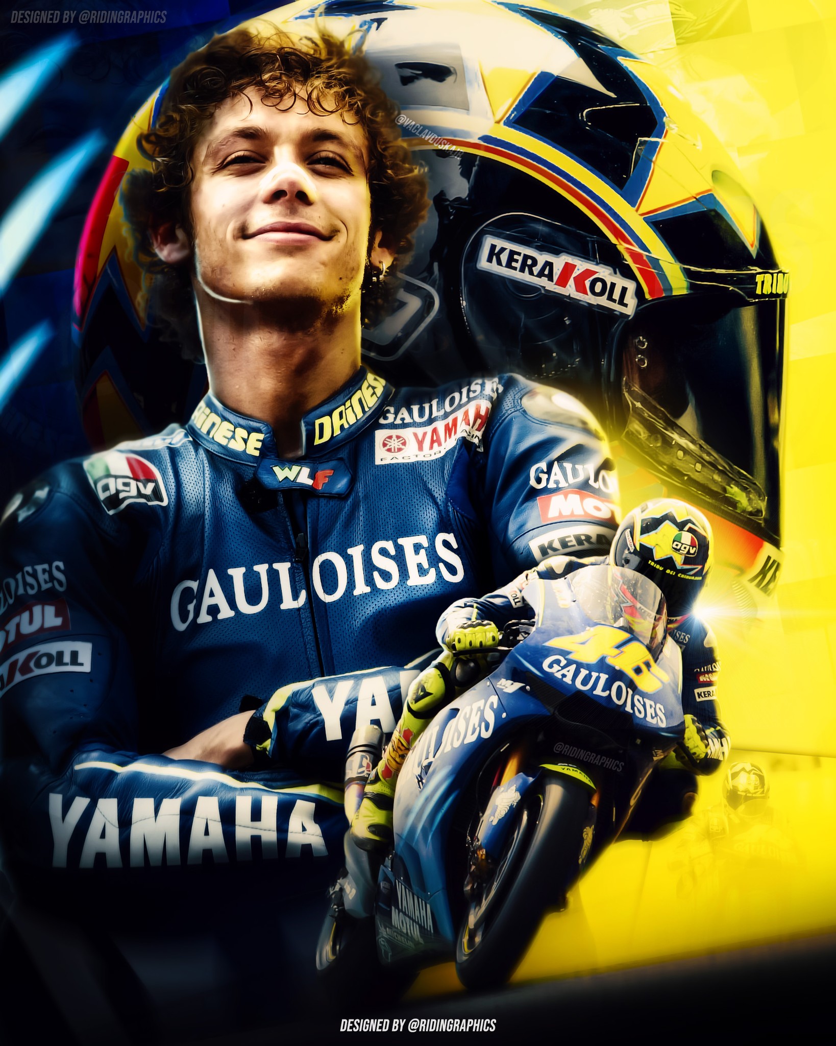 The Yamaha magnificent four Gauloises Fortuna Tech3 Yamaha Team