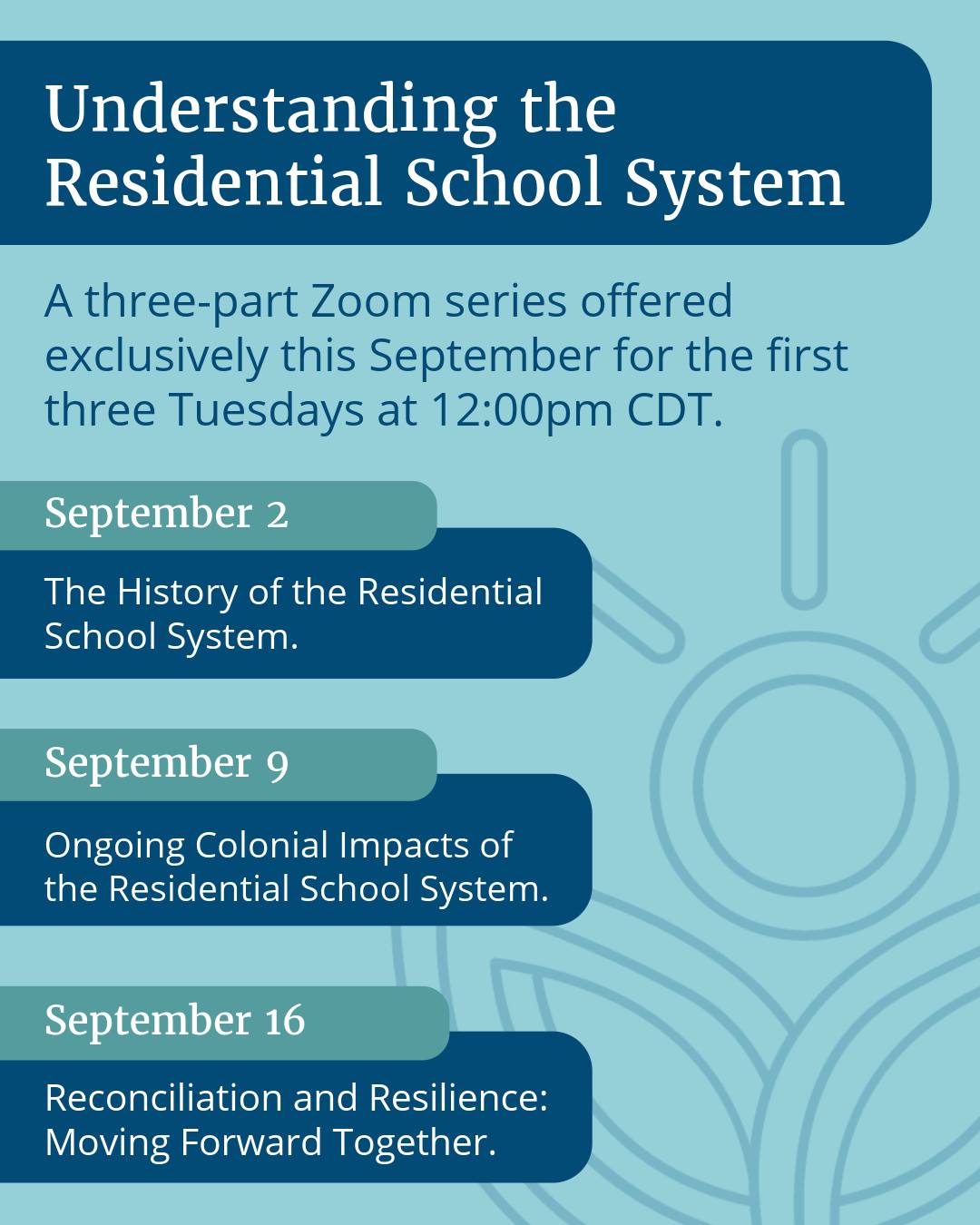 National - This September, we're offering a special 3-part online ...