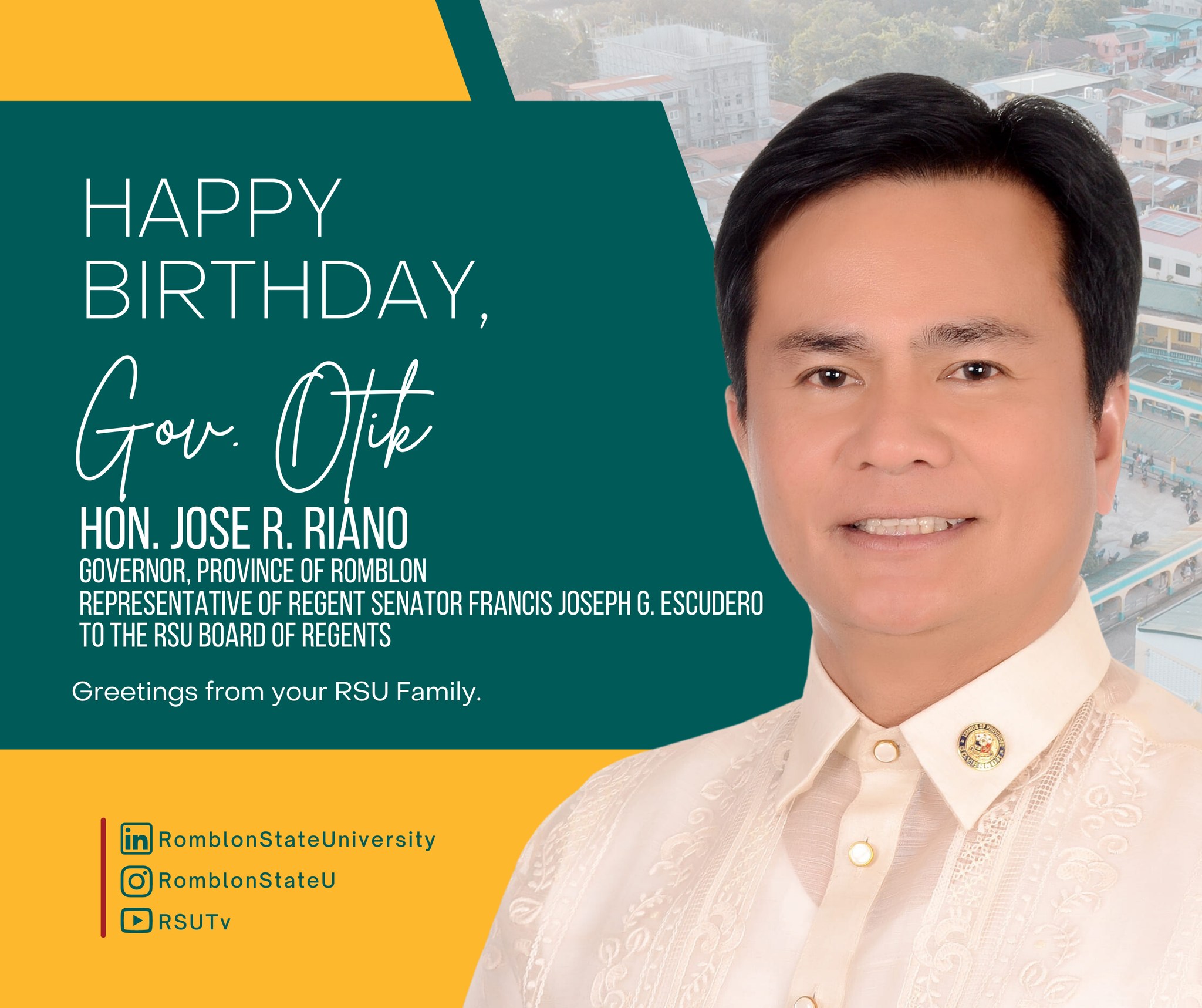 On this momentous occasion of... - Romblon State University | Facebook