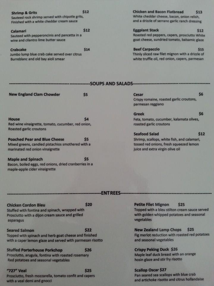 727 - TODAY IS THE DAY WE ARE PRESENTING OUR NEW MENU...