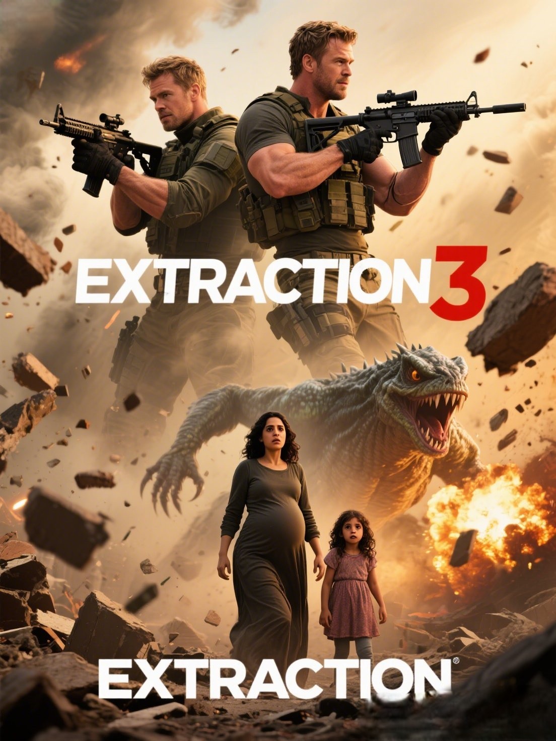 Movies - 🎬 Extraction 3 Mercenary muscles mash through mayhem's maze ...