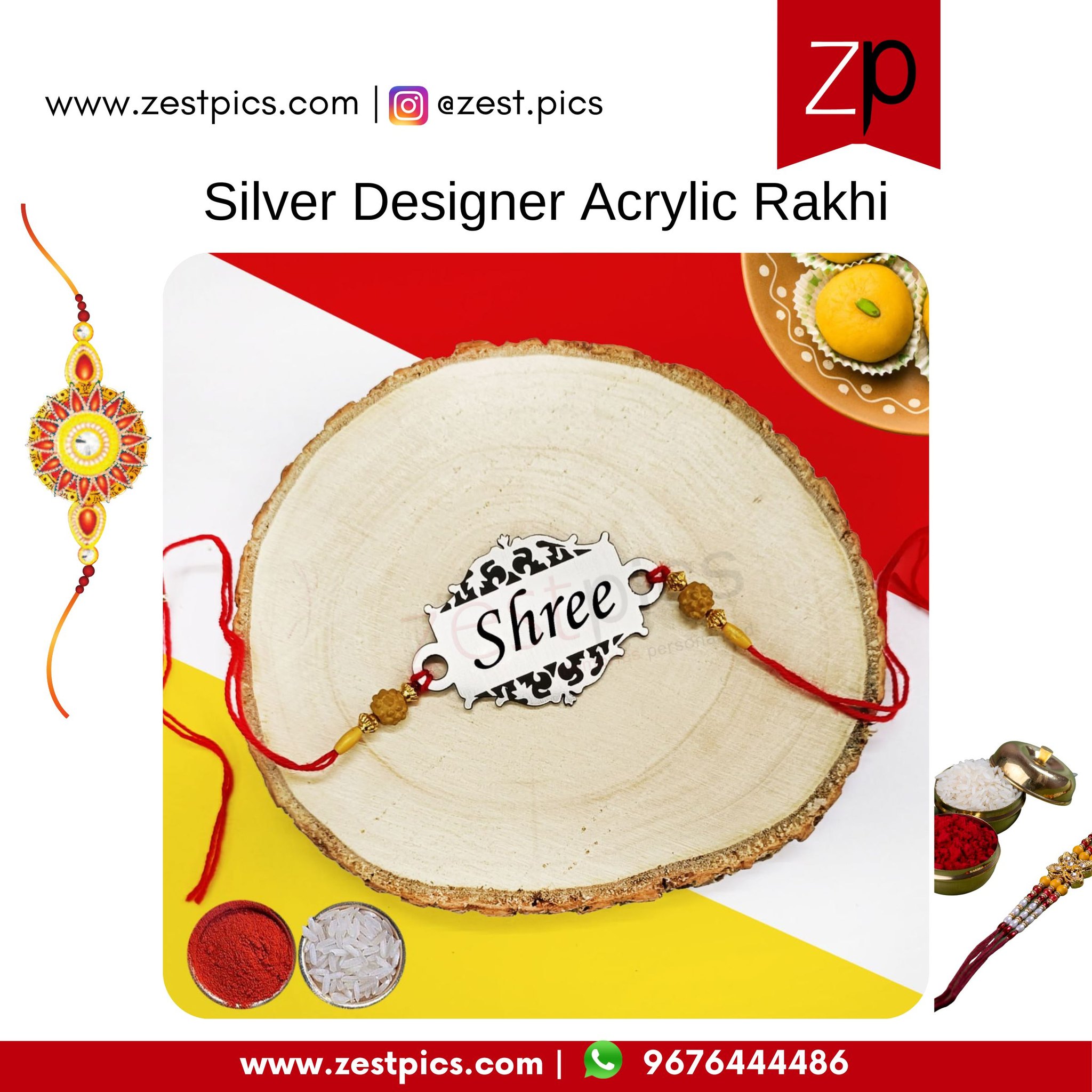 Zestpics - 🌟 Elevate your Rakhi game with personalized...