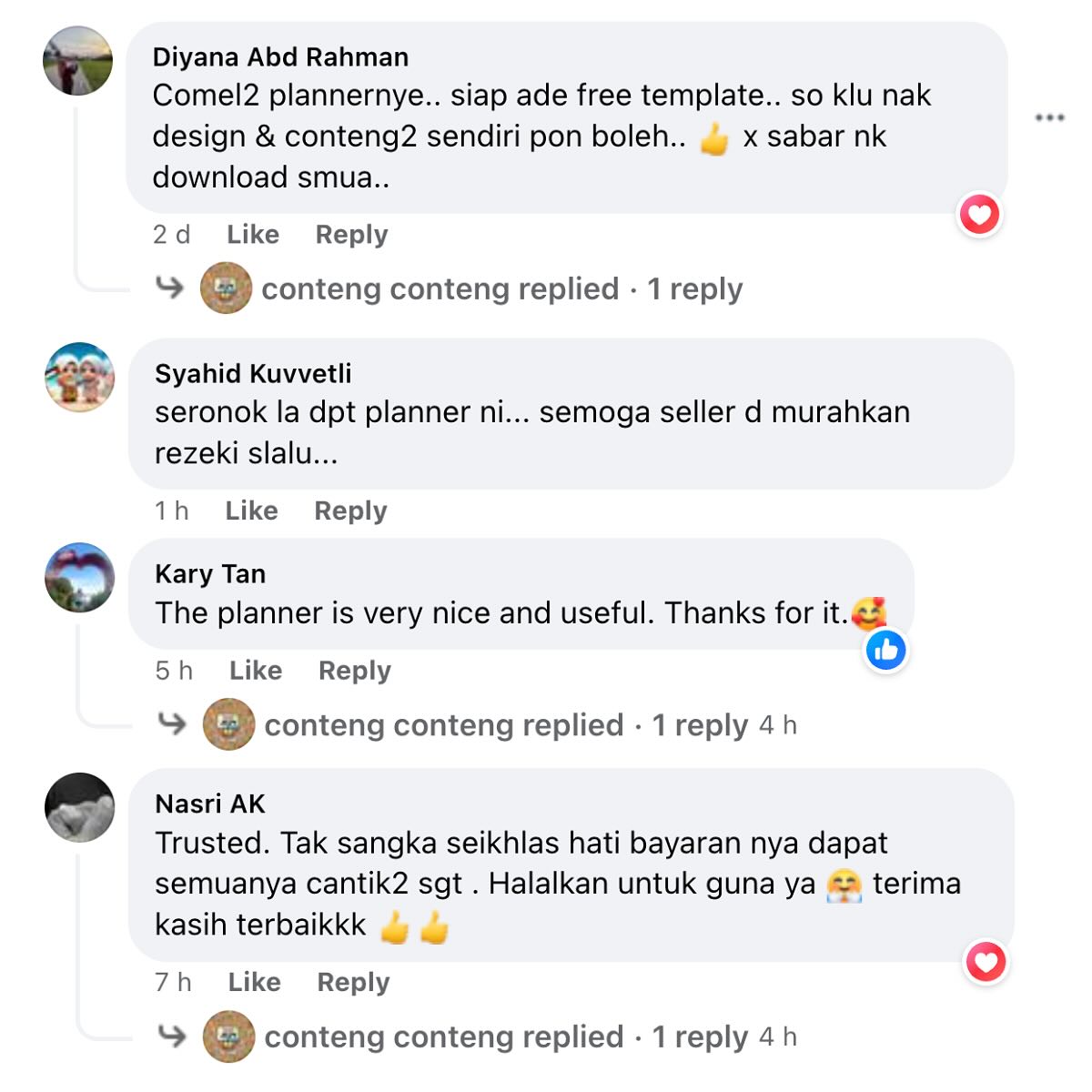 conteng conteng - Terima kasih banyak kepada semua yang...