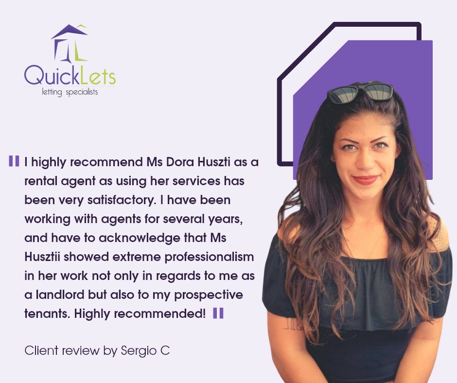 QuickLets - Another happy client of Dorottya Huszti from...