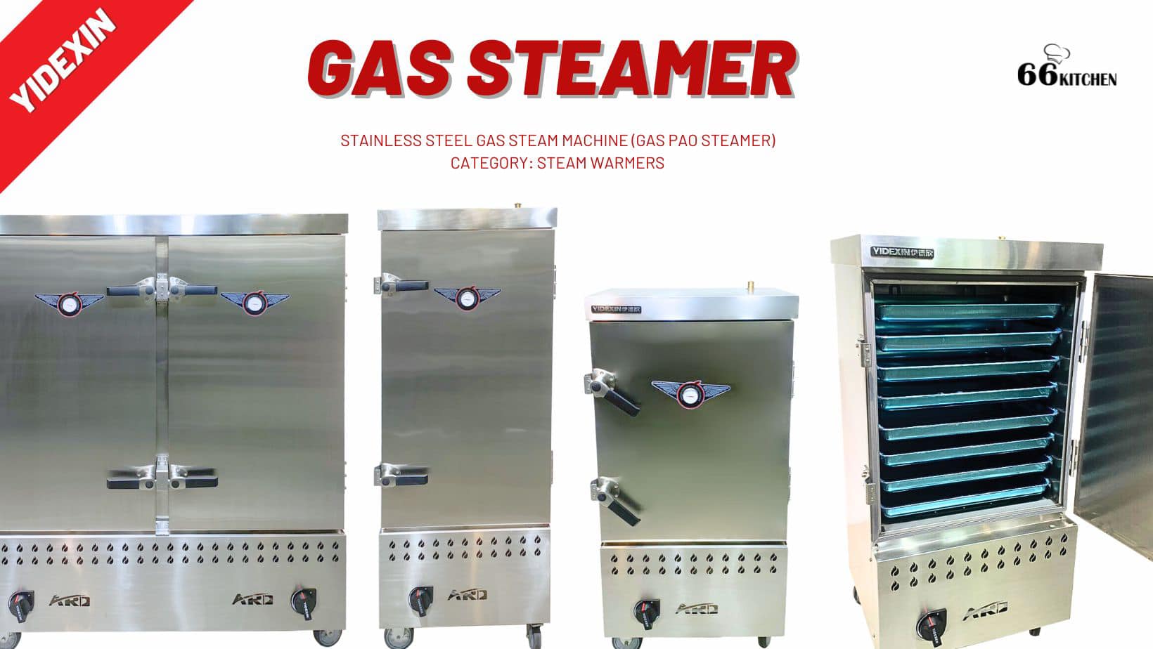 66 Kitchen - 🍚Gas Food Steamer🍚 ตู้นึ่งอาหารอุตสาหกรรม... | Facebook