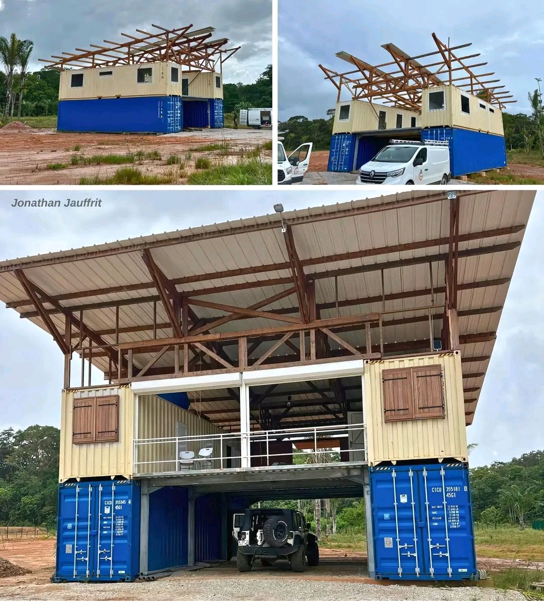 Container - They Built a House on Top of Shipping Containers… and It ...