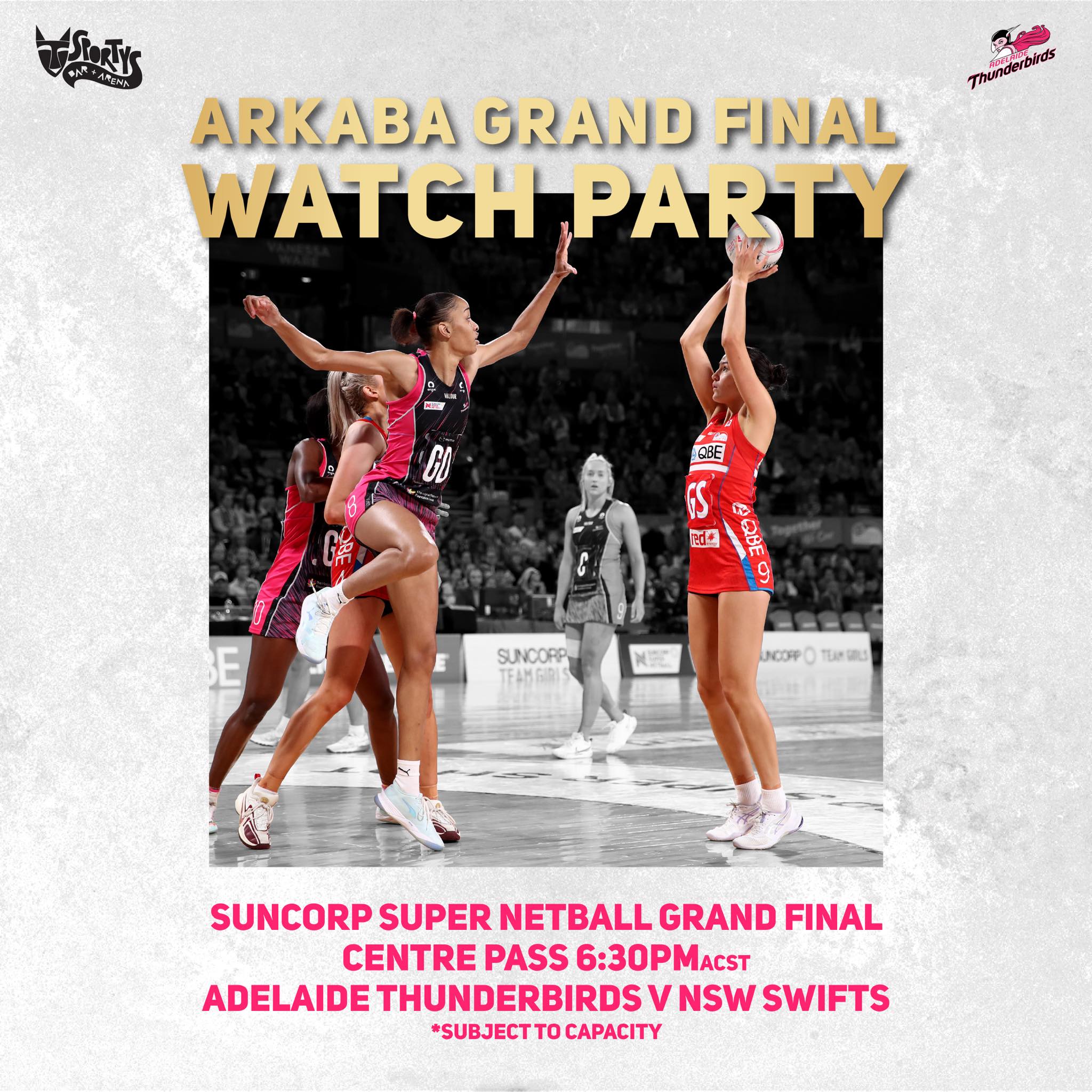 WATCH PARTY: We’ll be hosting an... - Adelaide Thunderbirds
