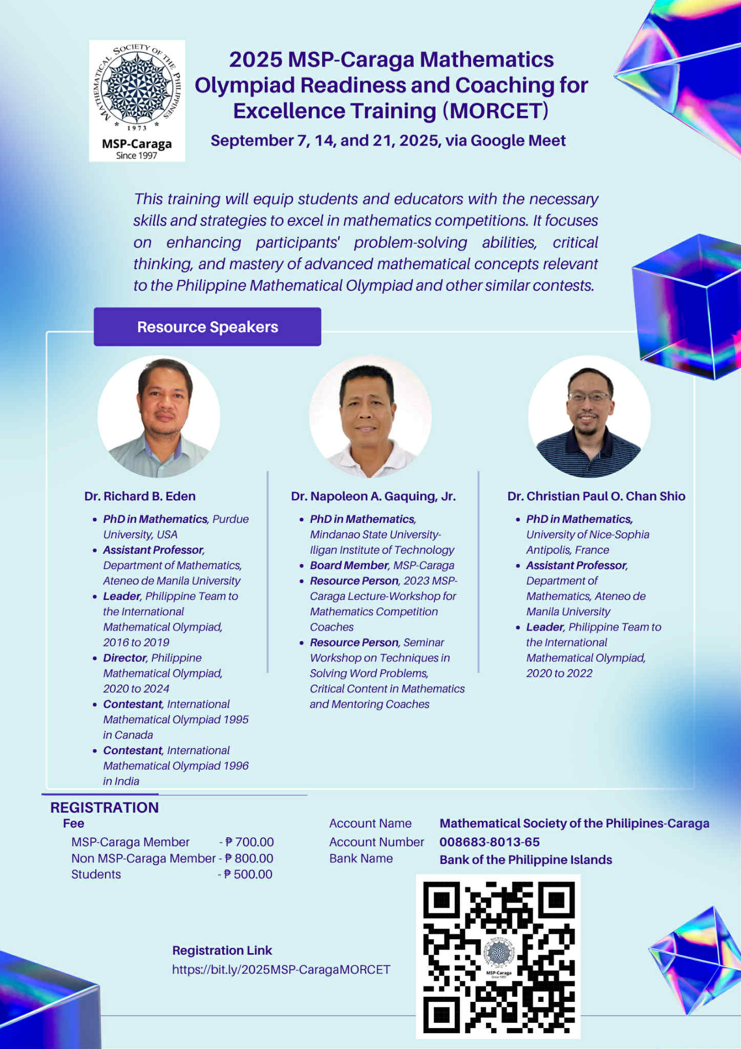 Mathematical - REGISTER NOW‼️ The registration and schedules of online ...