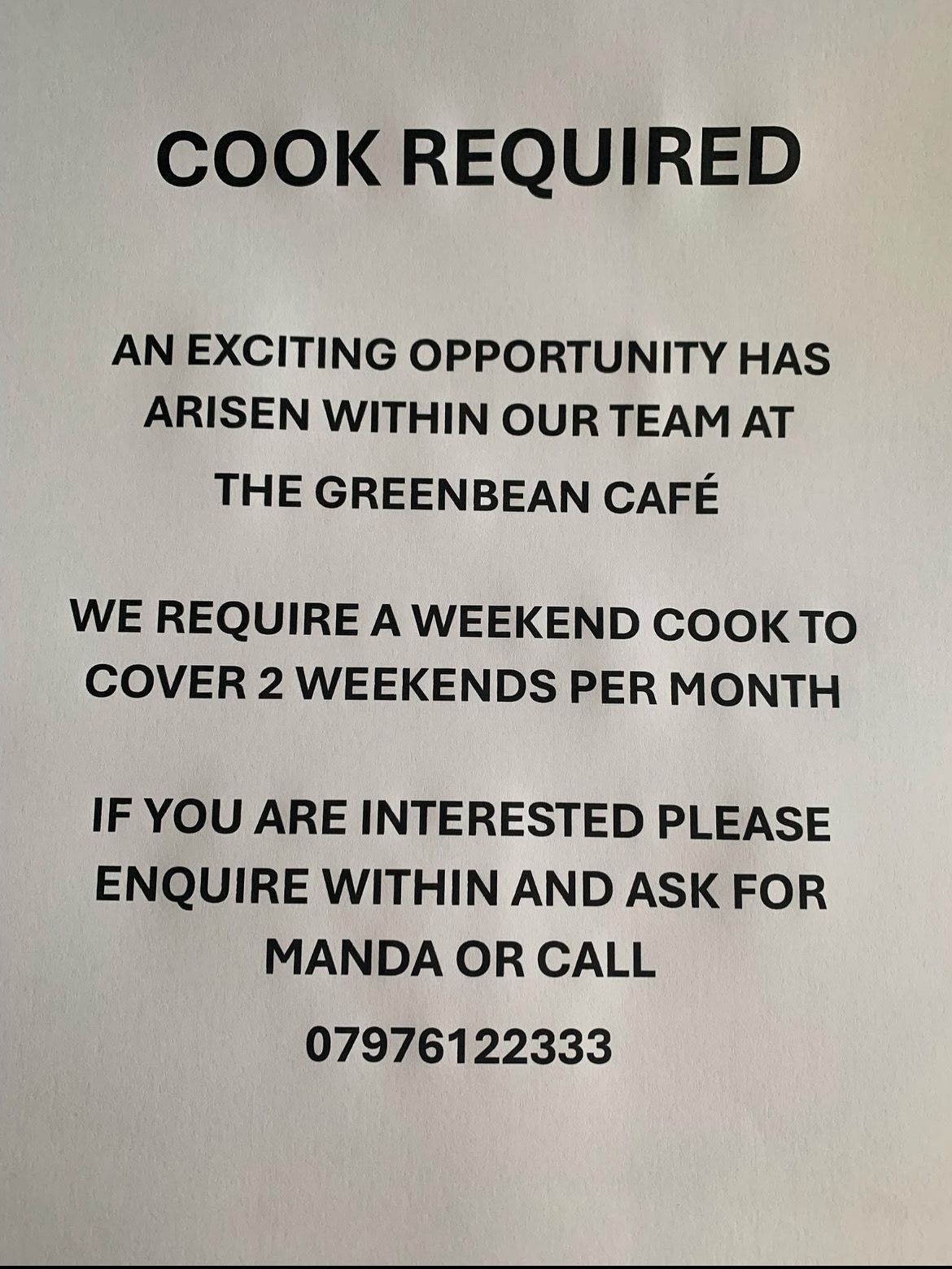 The Greenbean Café added a new photo. - The Greenbean Café