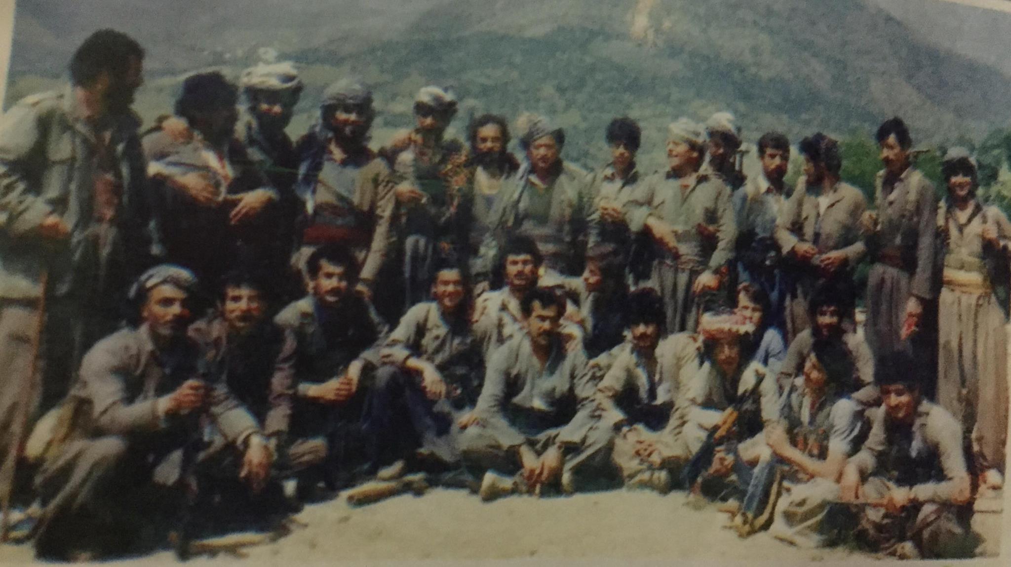 وێنەی پێشمەرگە دێرینەکانی ی.ن.ک