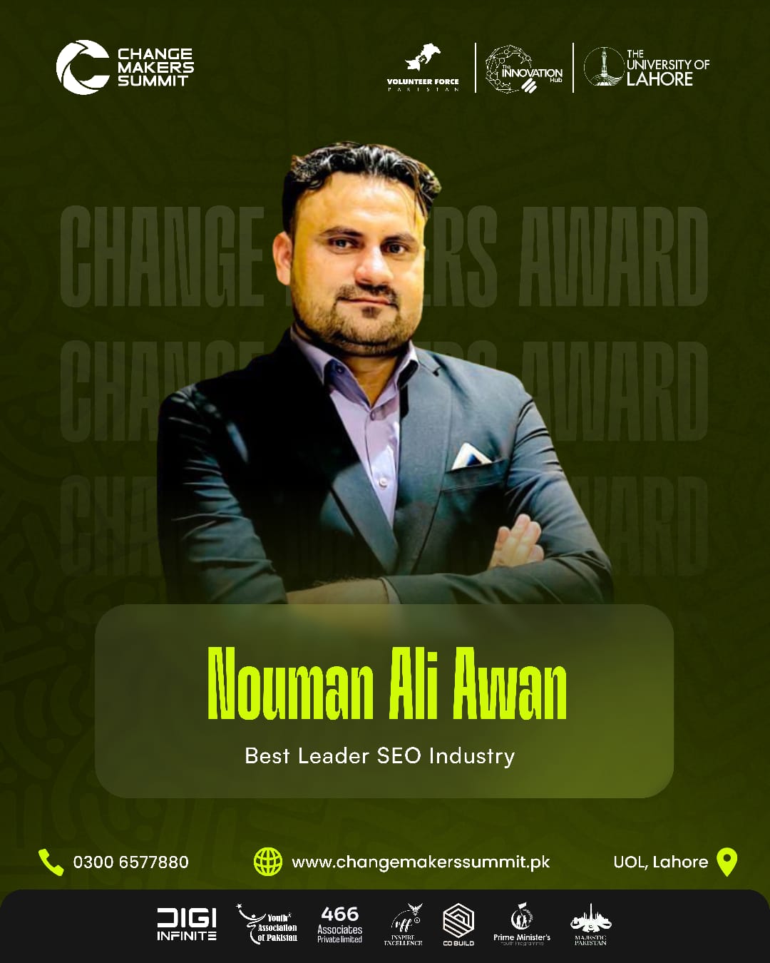 Volunteer - We are pleased to announce that Mr. Nouman Ali Awan has ...