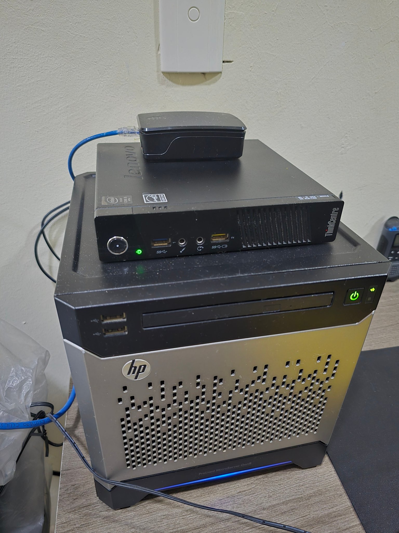 What are HP Gen 8 Microservers used for?
