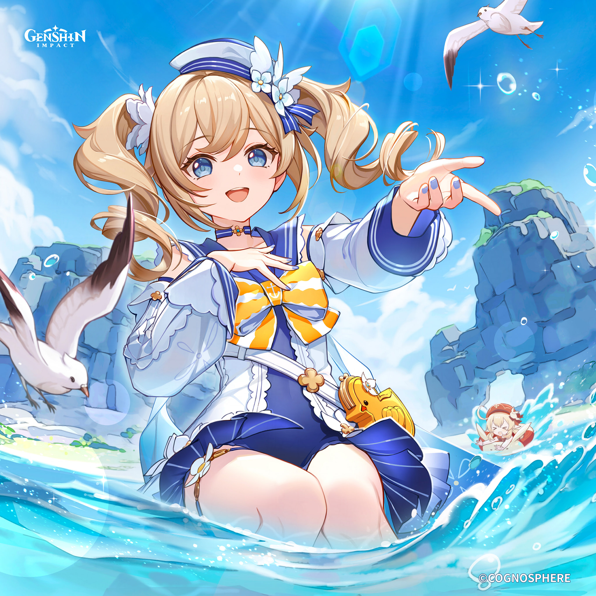 A happy birthday to Barbara! 🎂💙🤍