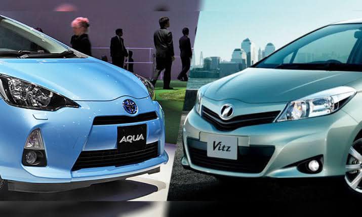 ✨Toyota Aqua Vs. Toyota Vitz✨ 👉Toyota Aqua, also known as the