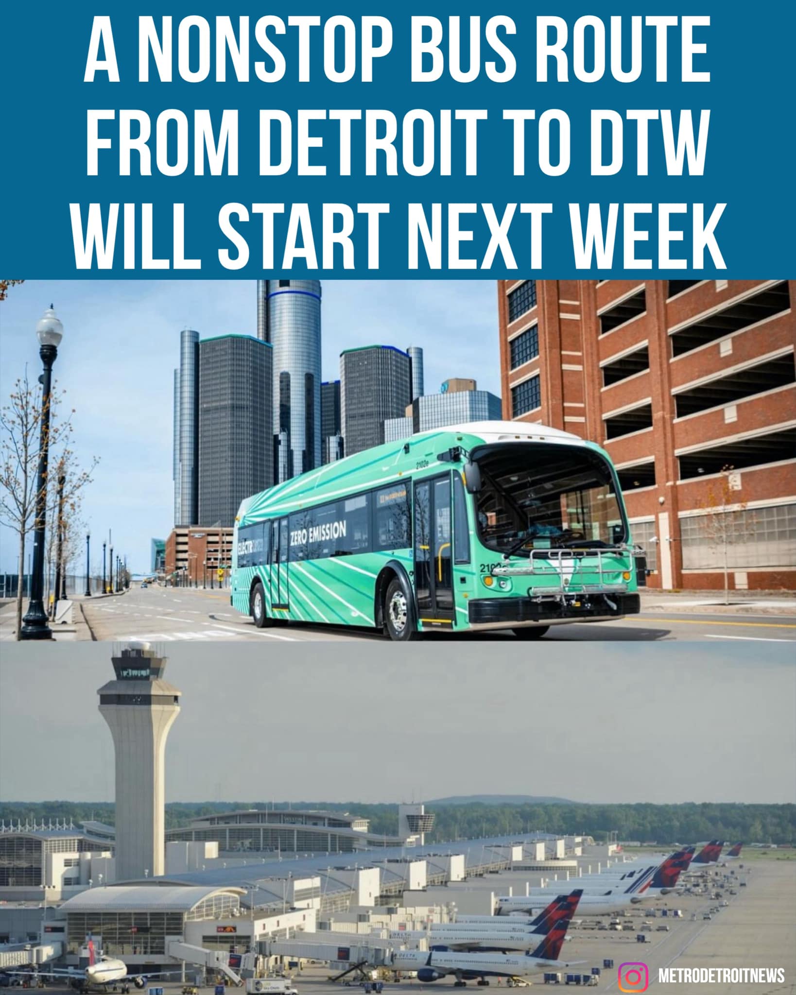🚌 A non stop express bus route that... - Metro Detroit News | Facebook