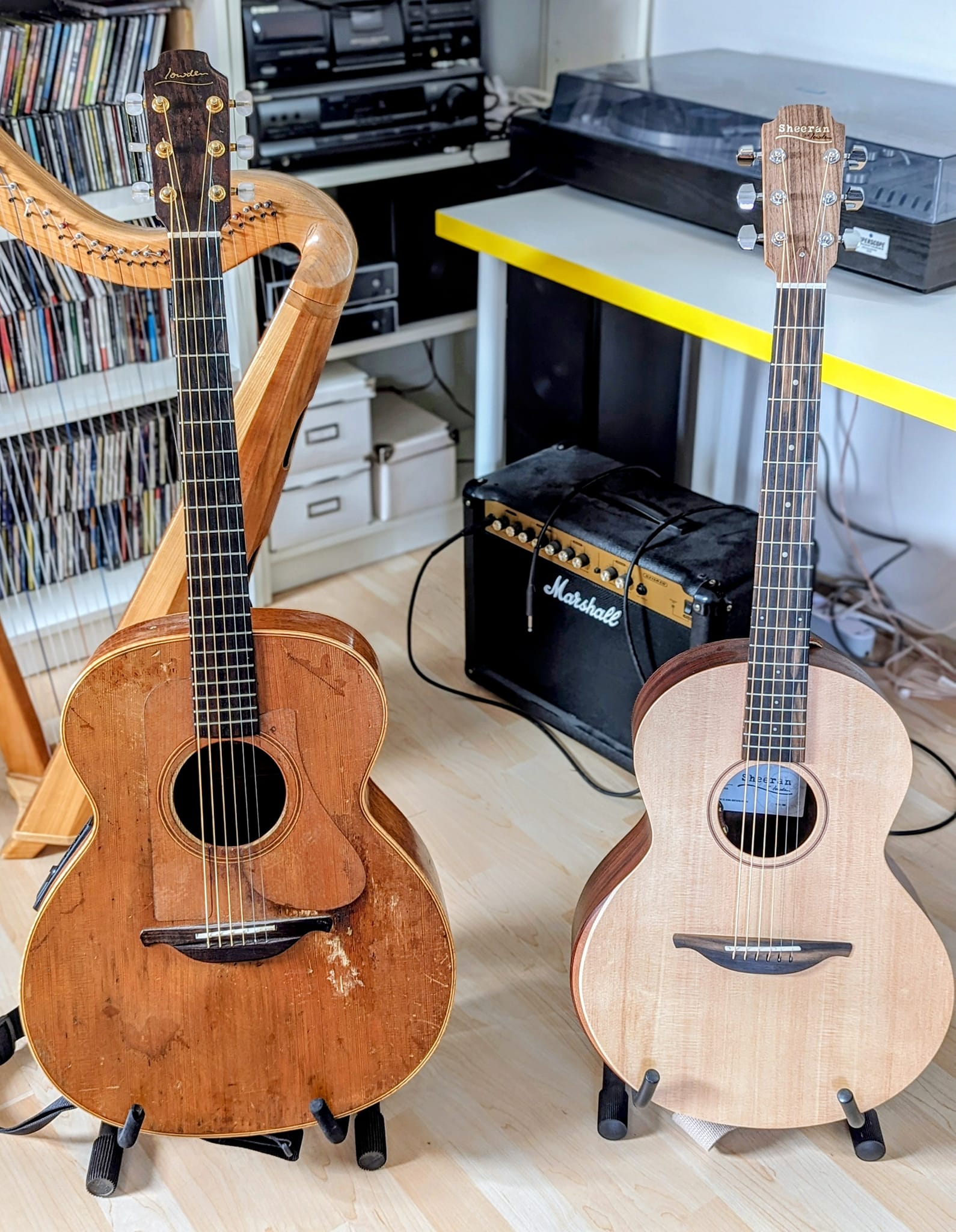 A year ago I bought a Sheeran S04, which sounded great on stage 