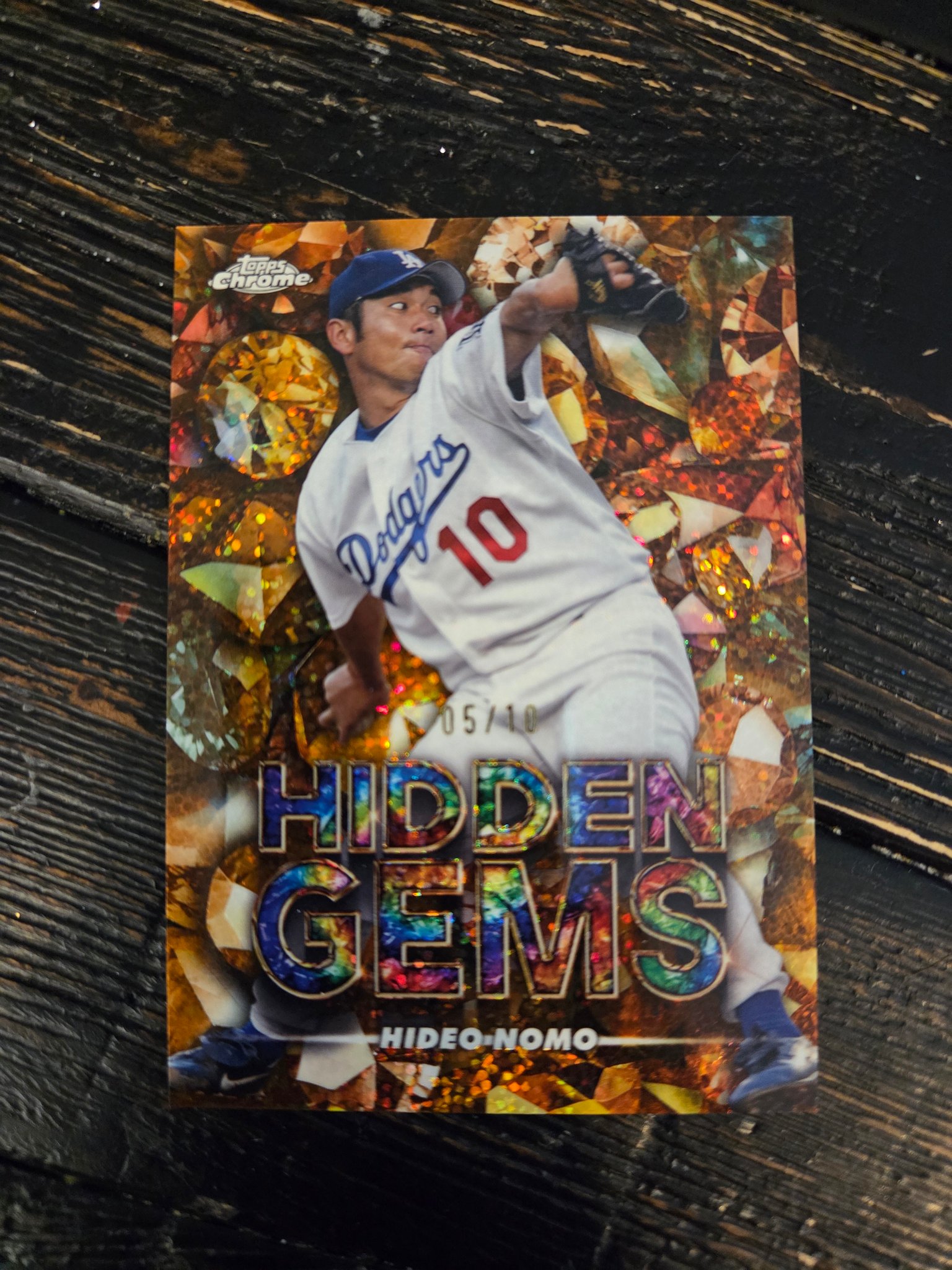 2025 Topps Chrome Hidden Gems Hideo Nomo card