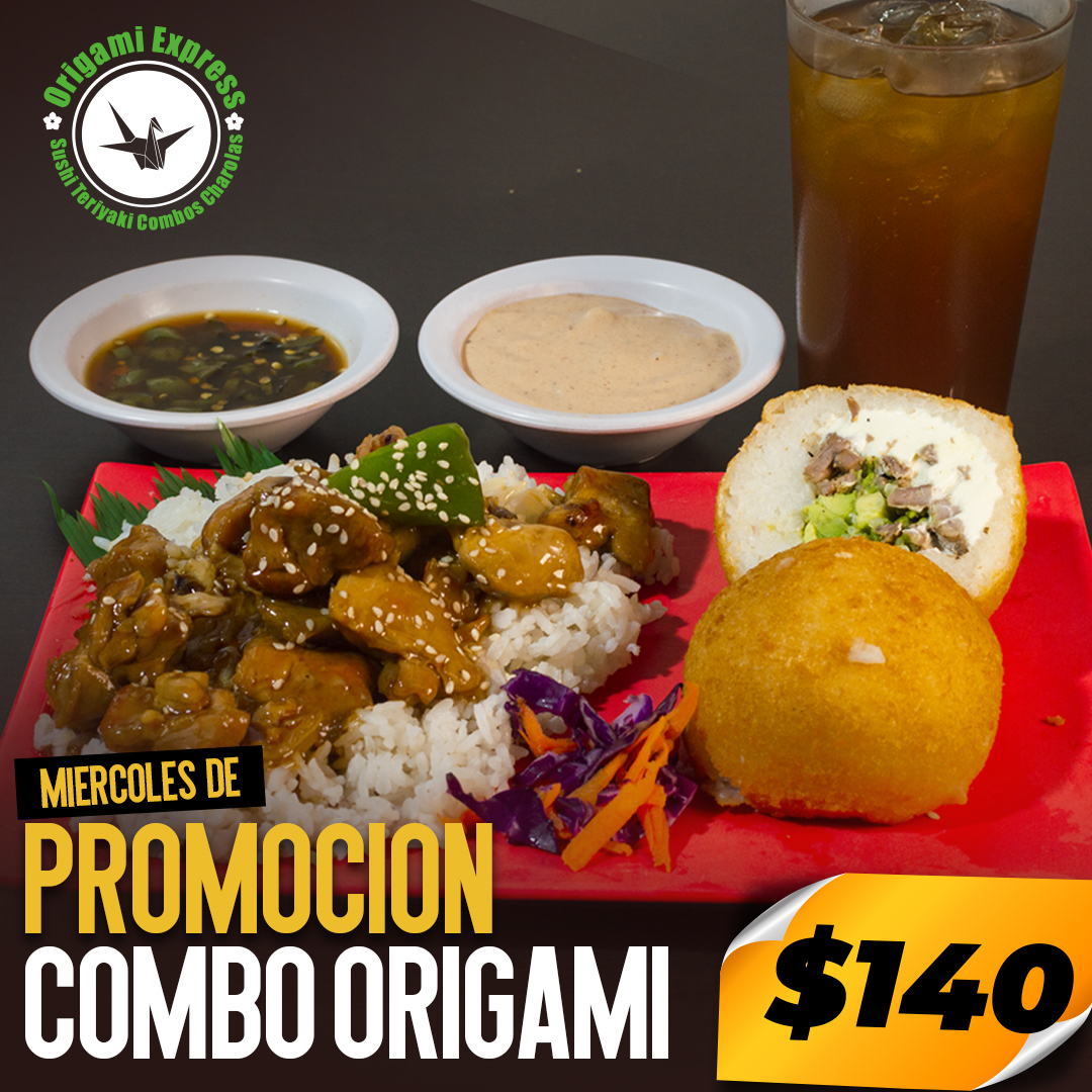Origami - ¡Un combo que lo tiene todo! 🤤🤩 COMBO ORIGAMI EN 💲1️⃣4️⃣0️⃣ ...