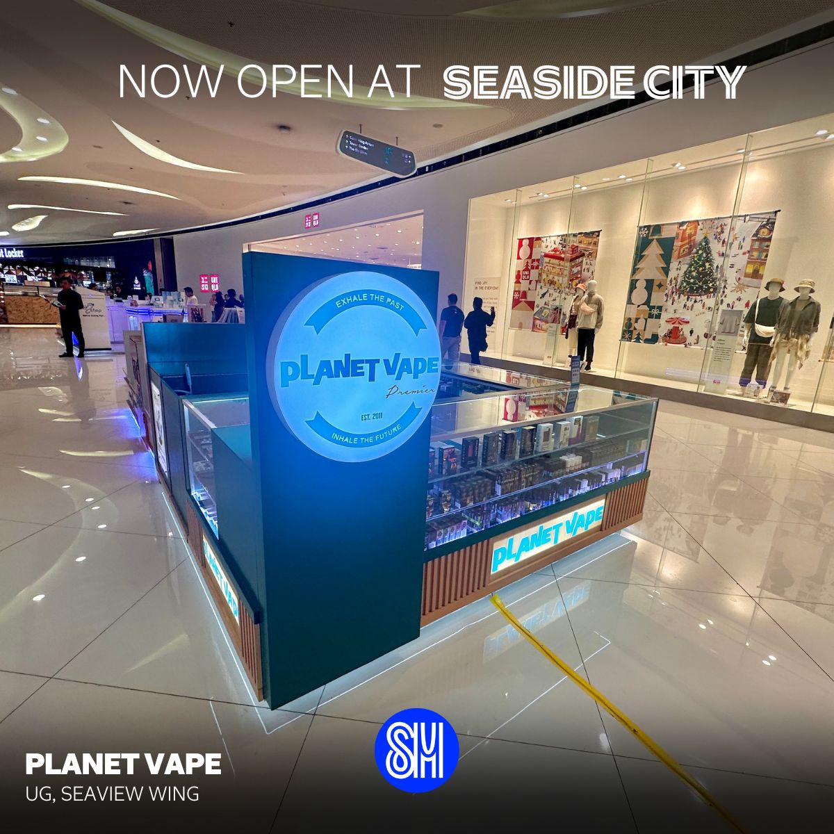 planet vape ✨ What's New at Seaside City ✨ PLANET VAPE is NOW OPEN! 🤩 Unveiling a  cloud of possibilities! 🌬✨ Visit Planet Vape at the Upper Ground Level,  Seaview Wing here in SM