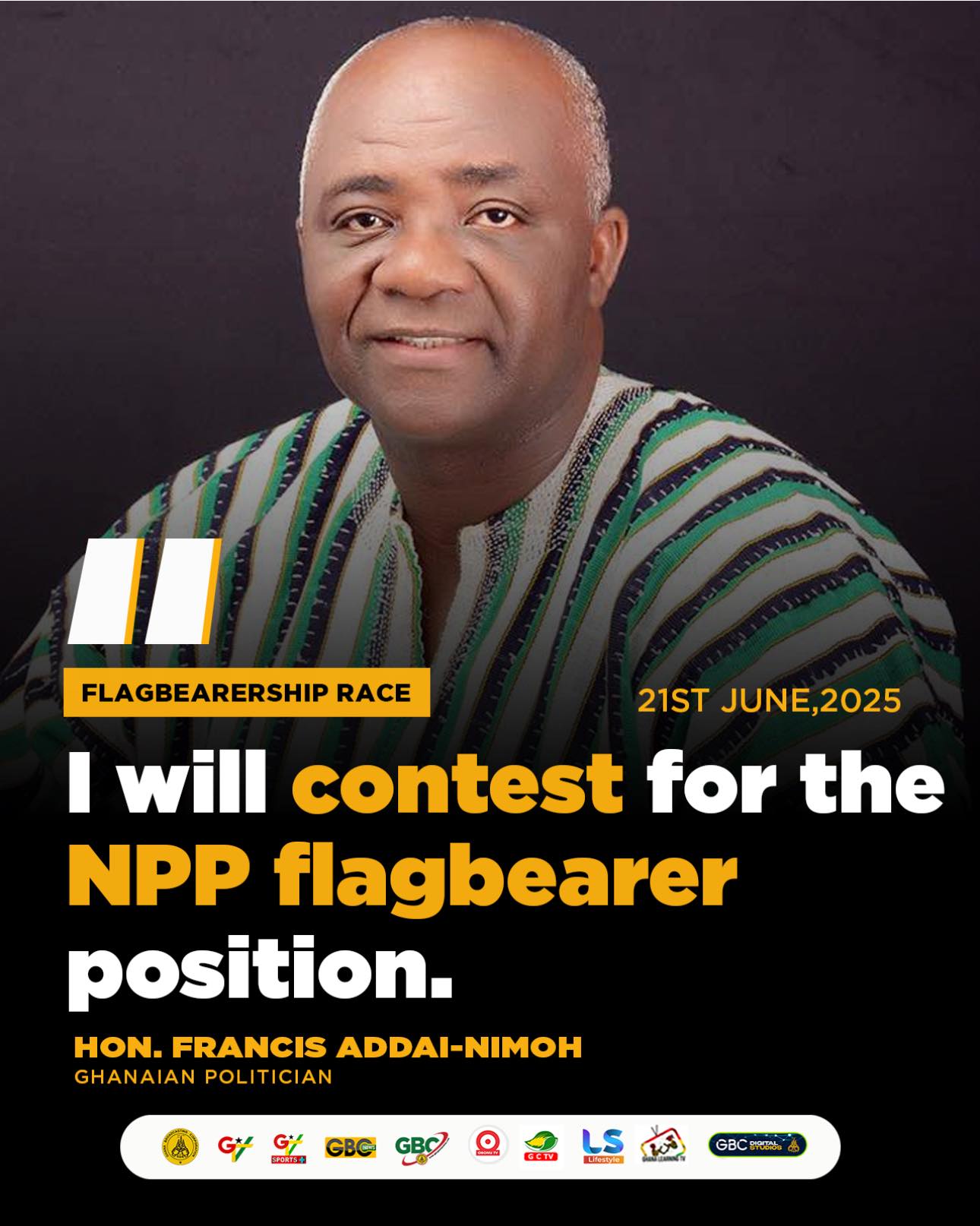 GTV - Former Member of Parliament for Mampong, Ing. Francis Addai-Nimo ...