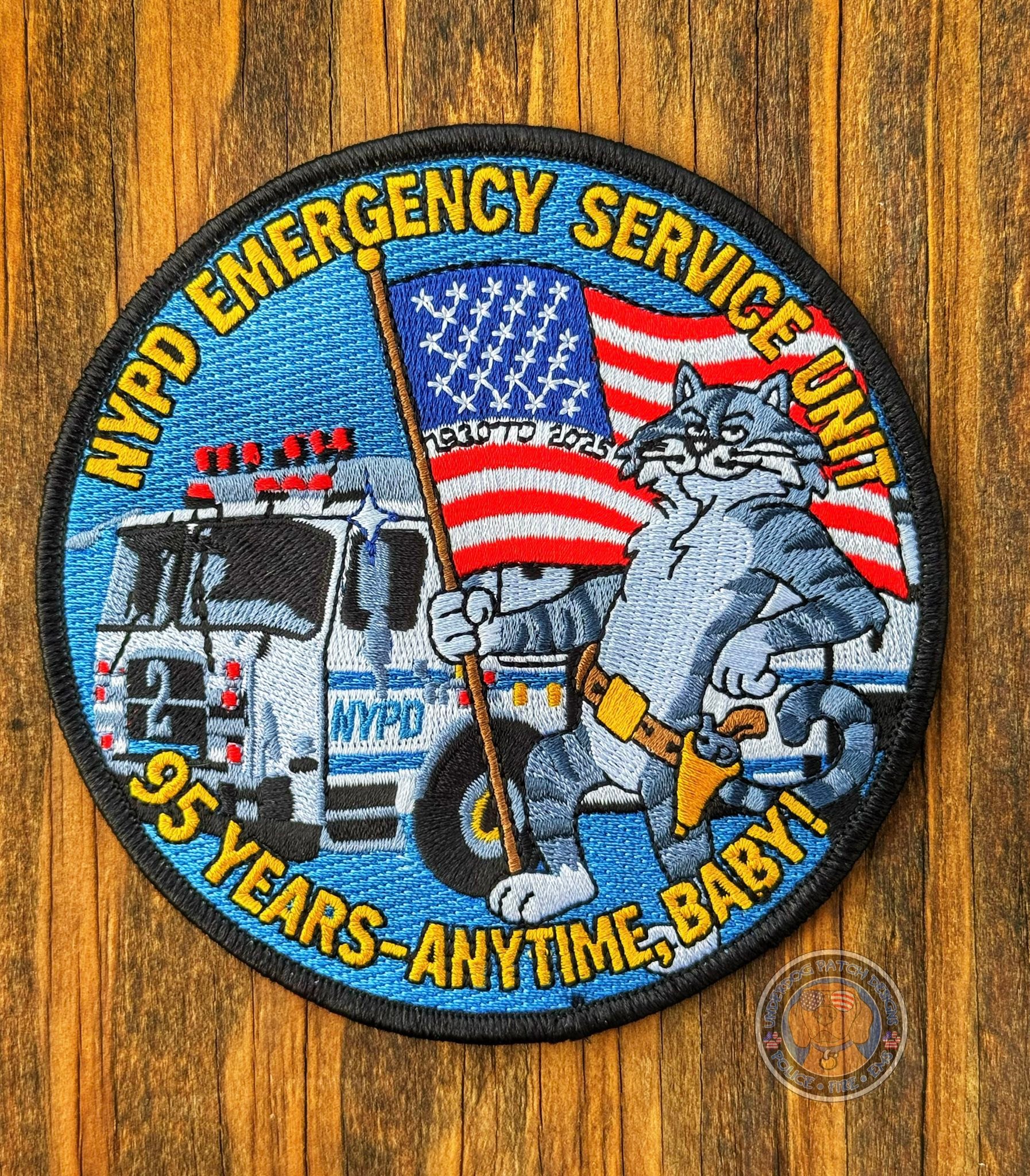 NYPD ESU 95th anniversary patches available