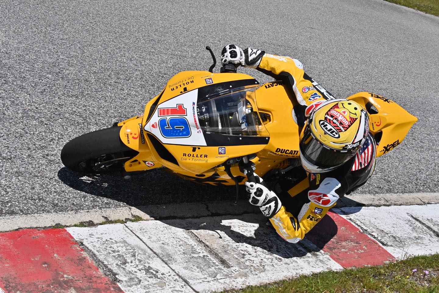 Ducati v2 hot laps in Florida with Kayla Yaakov