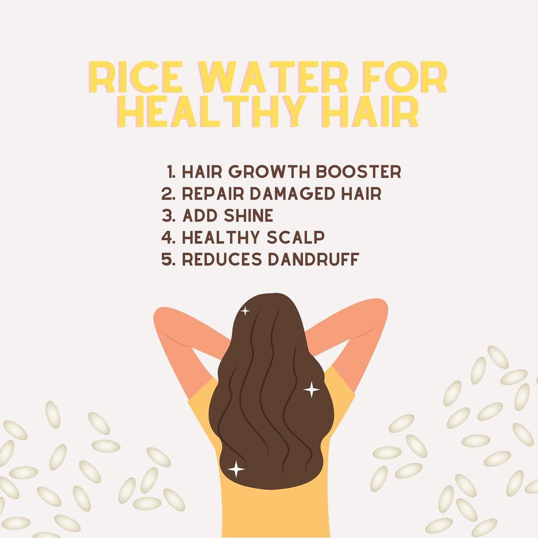 Rice - Did you know that rice water helps to maintain healthy hair ...
