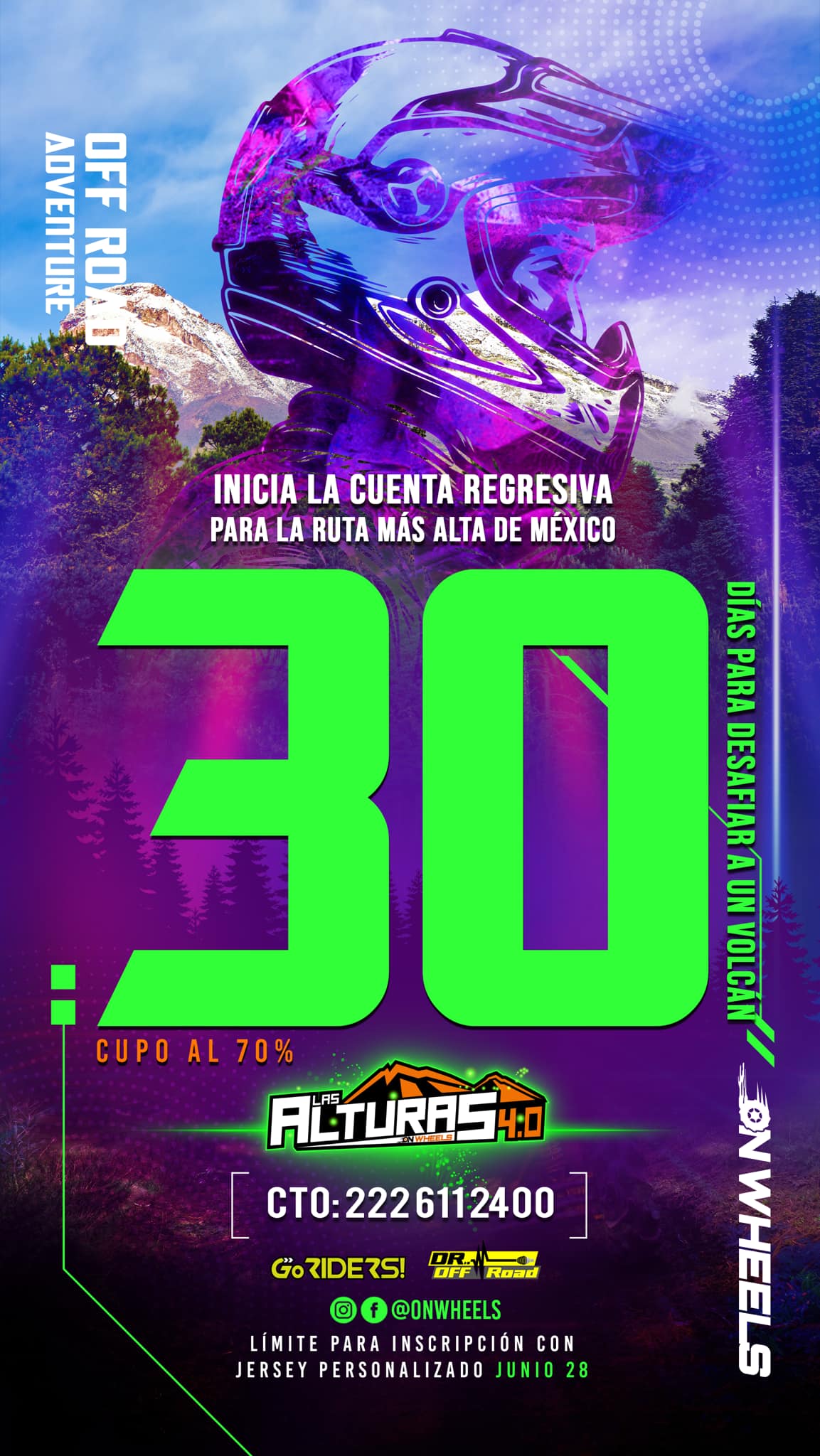 Go Riders - 🚨 Estamos a menos de 30 días de la ruta Altura...