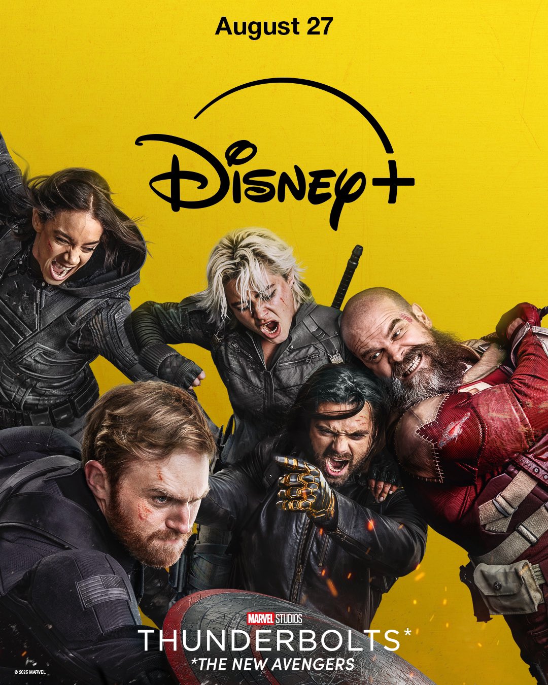 Marvel - New Disney+ poster for Marvel's Thunderbolts*⚡️ Coming to ...