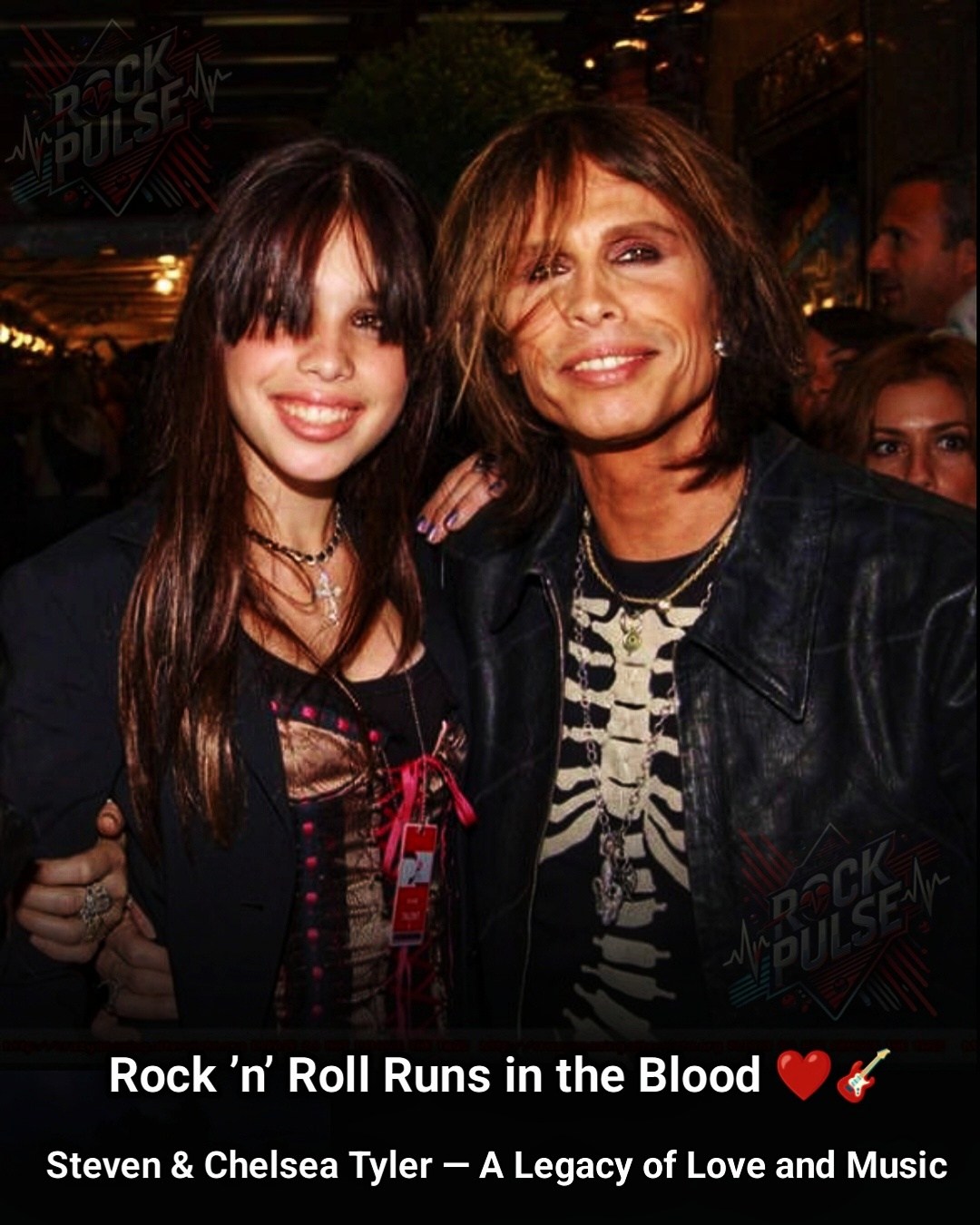 Rock - Rock ’n’ Roll runs in the blood. 🎸 ️ Steven Tyler with his ...