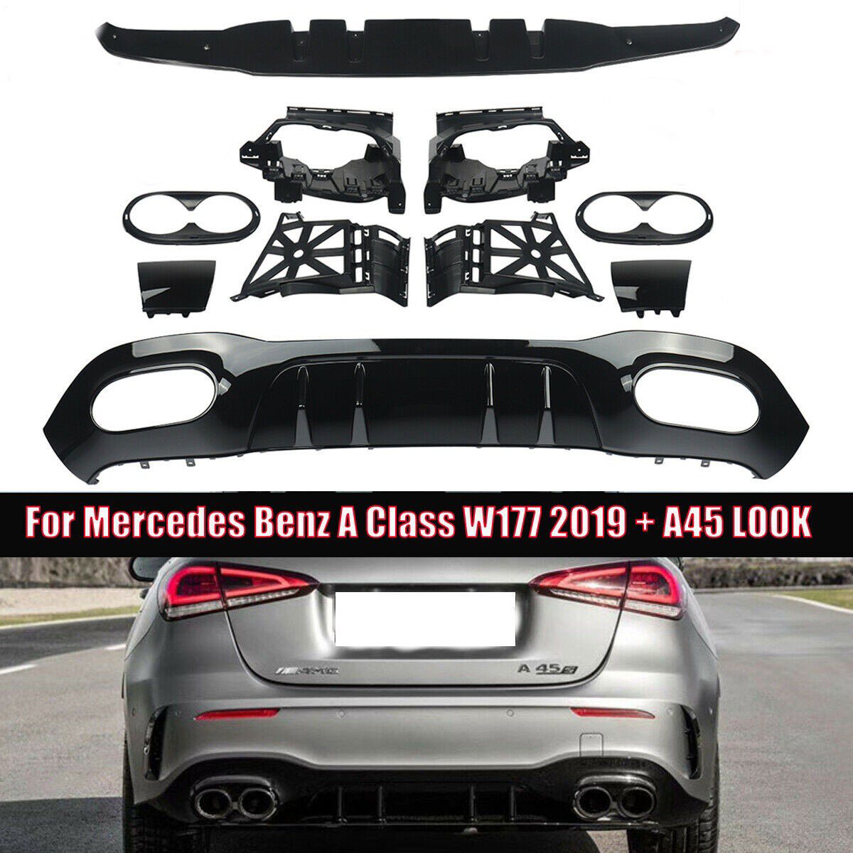 MK Tuning LTD - Mercedes W177 Rear Diffuser With Exhaust... | Facebook
