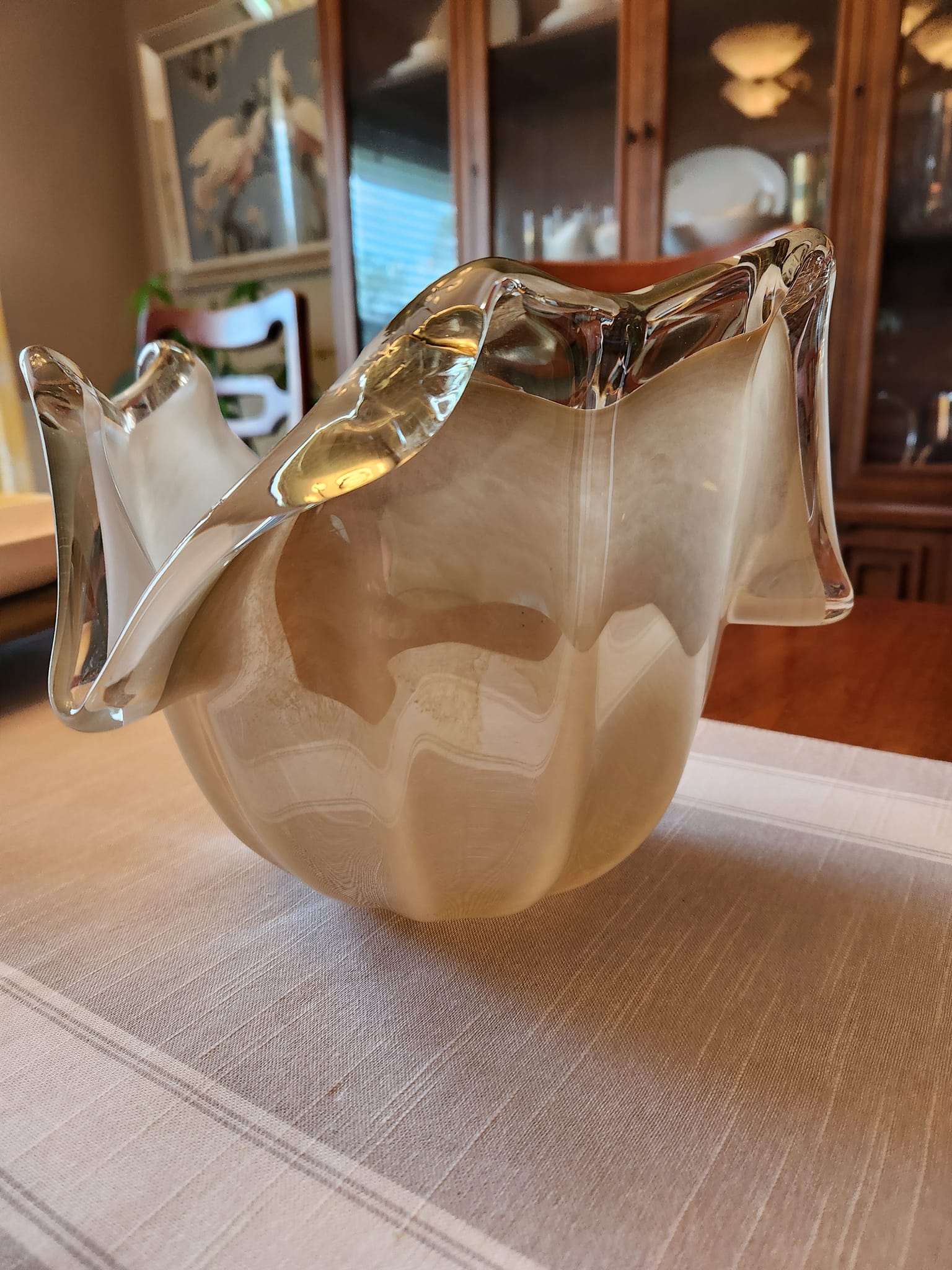 Crate & Barrel Murano Aquatic Bowl Value