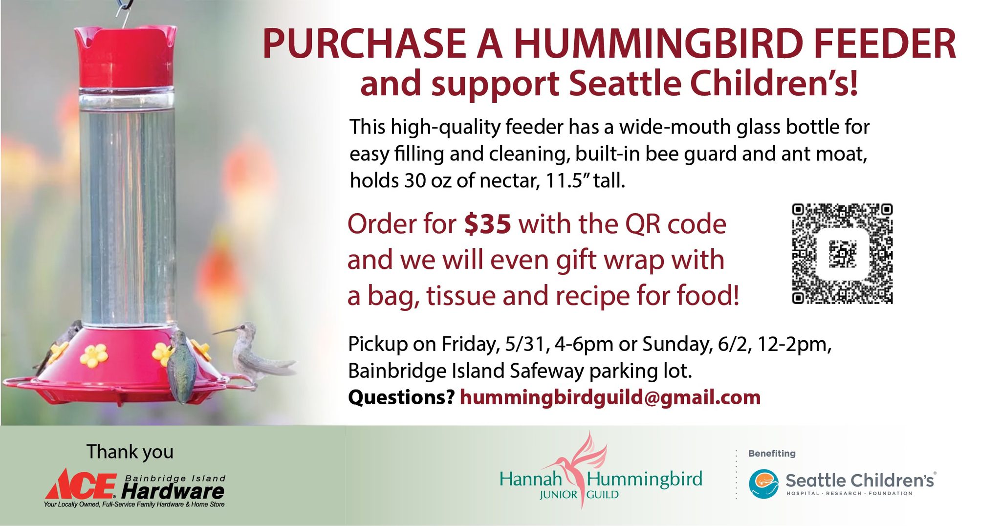 Hannah Hummingbird Junior Guild