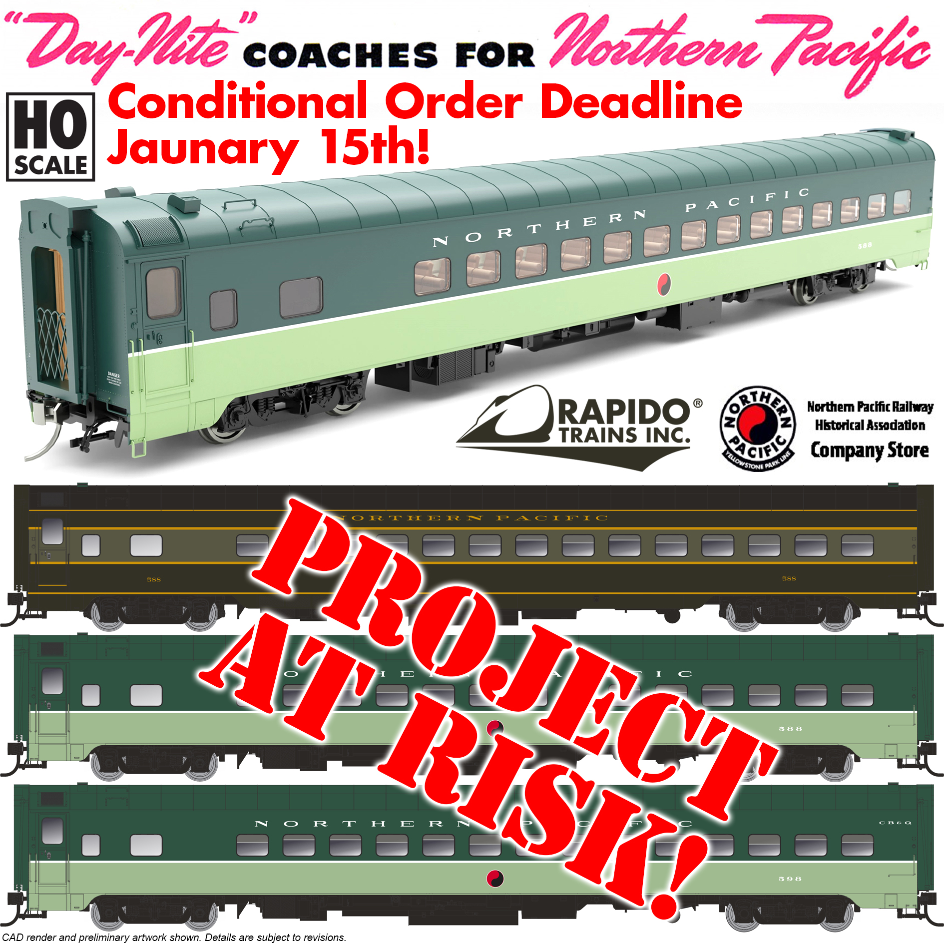 The January 15th conditional order... - Rapido Trains Inc. | Facebook