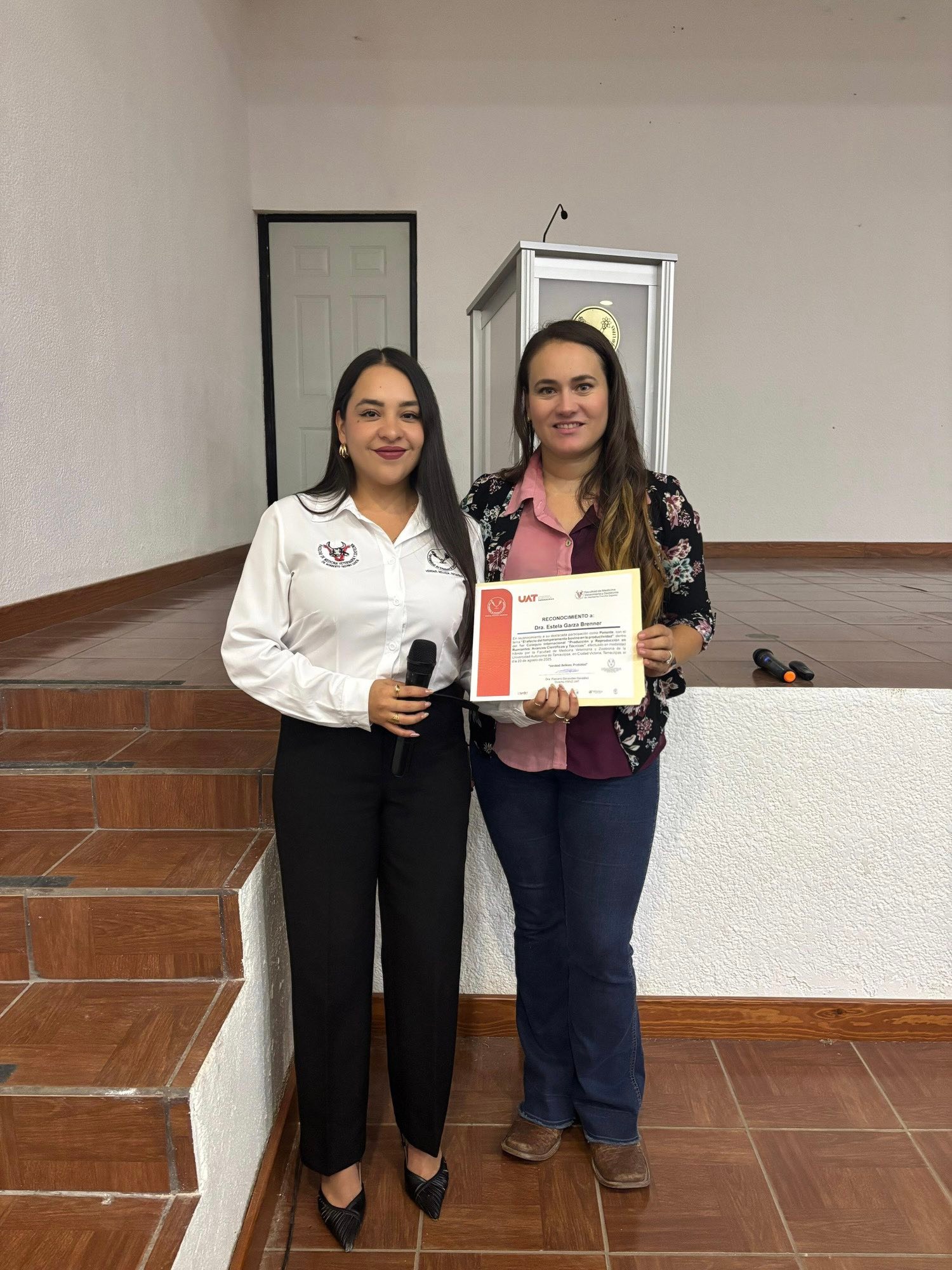 Dra - Muy agradecida con la FMVZ-UAT por todo el apoyo para asistir a ...