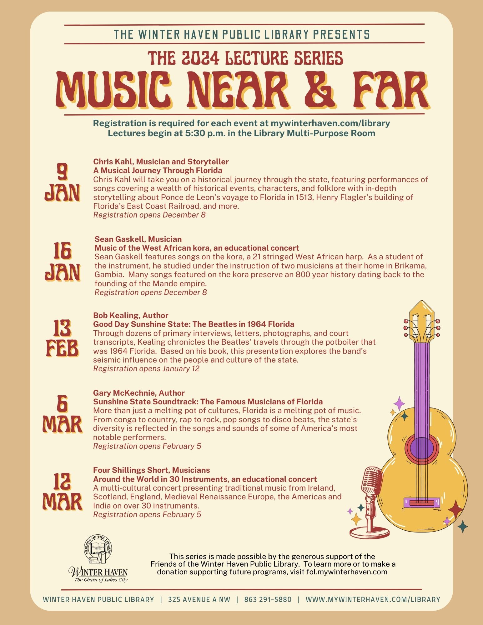 The full schedule is here... - Winter Haven Public Library | Facebook