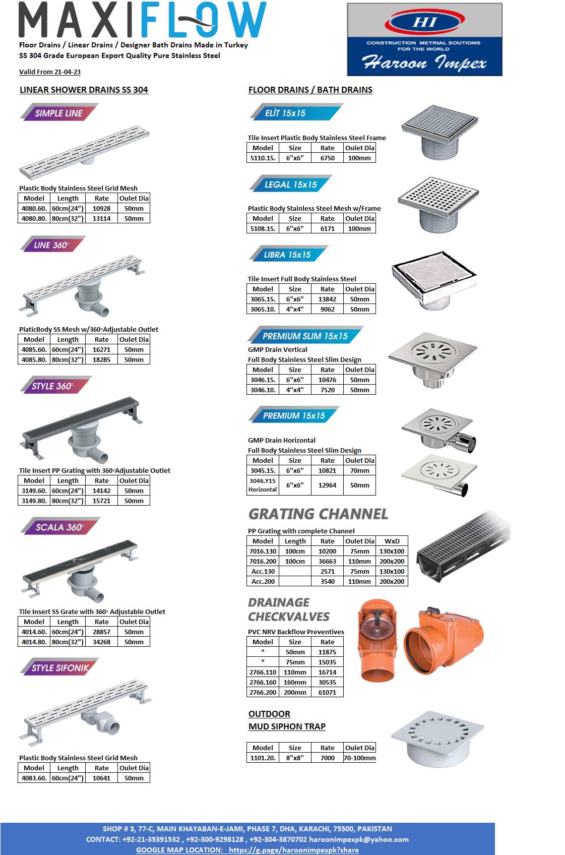 Haroon - Maxiflow brand Sewerage Check Valve / Drainage NRV Backflow ...