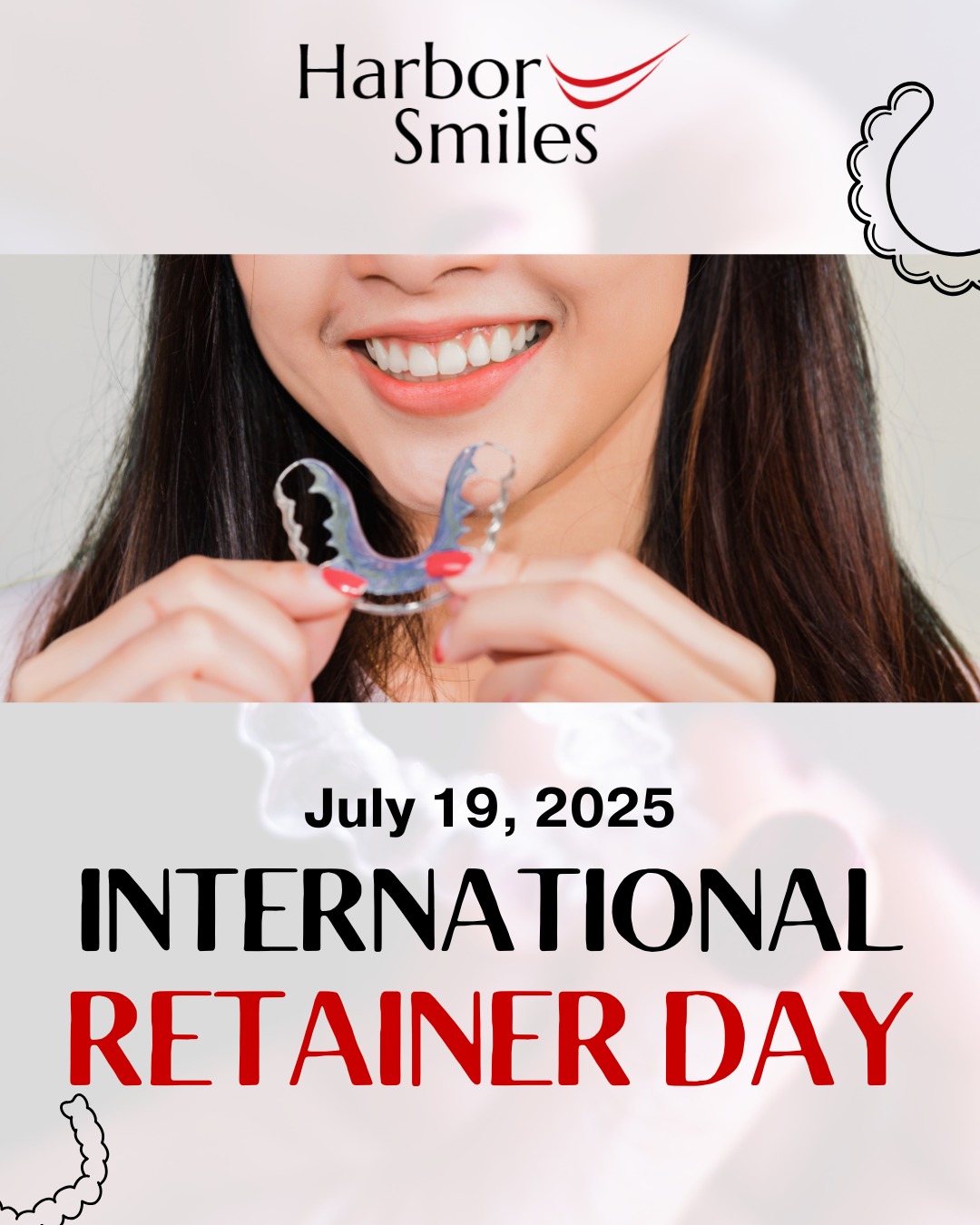 Harbor Smiles - 🦷 International Retainer Day – A small... | Facebook