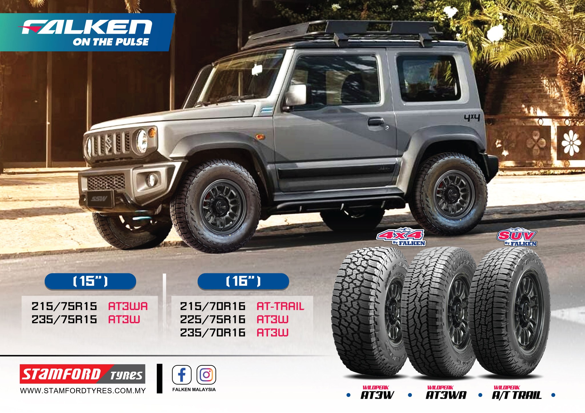 Enjoy a Smoother Ride and Enhanced Control. Falken Wildpeak Tyres
