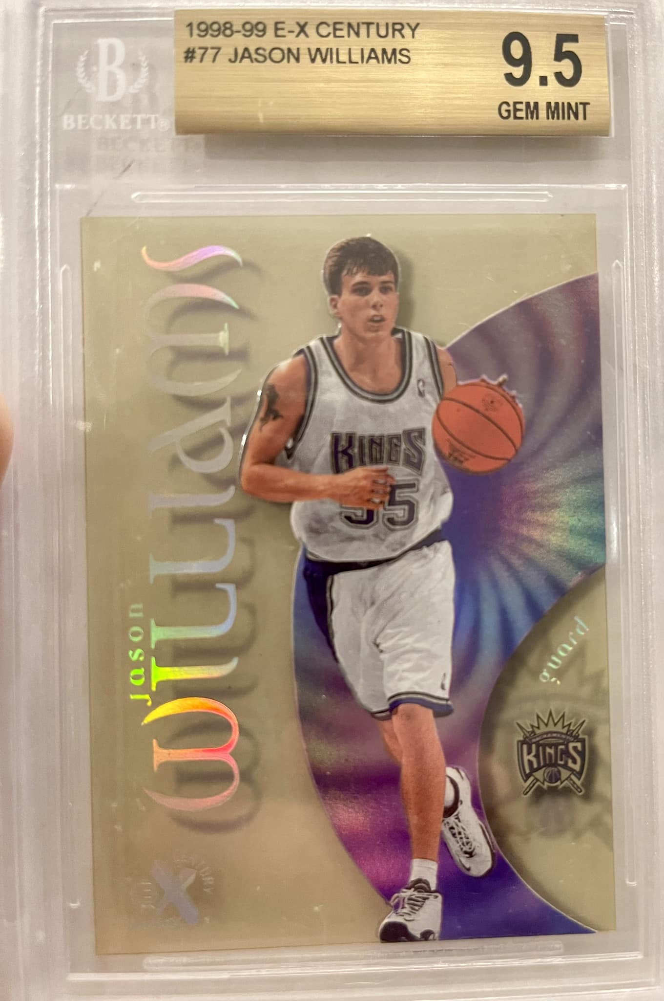 What is the value of a Gem Mint Jason Williams rookie card?