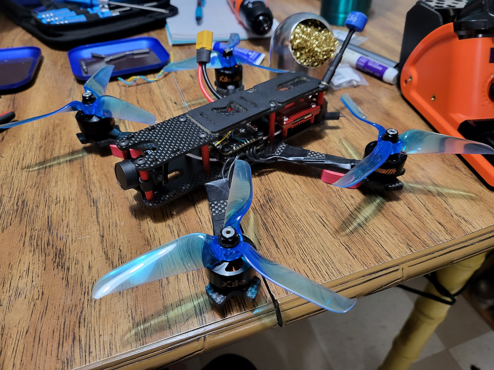 HDZero gear with gamma board and freestyle v2 on Archetype frame