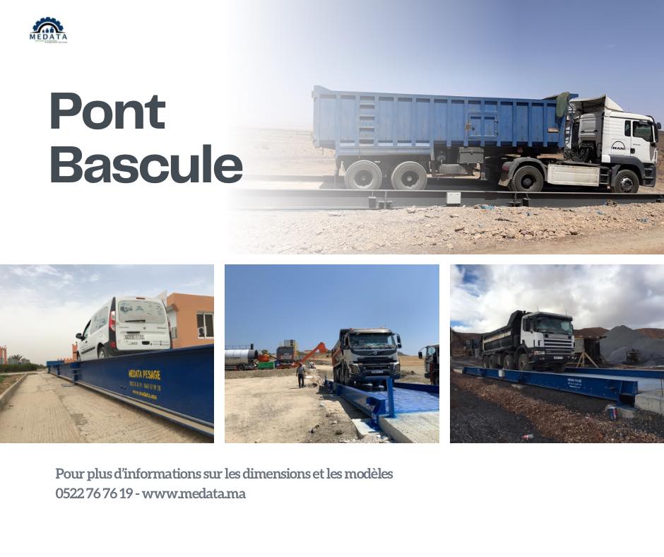 Medata - Pont-bascule à structure métallique et plate-forme en béton ...